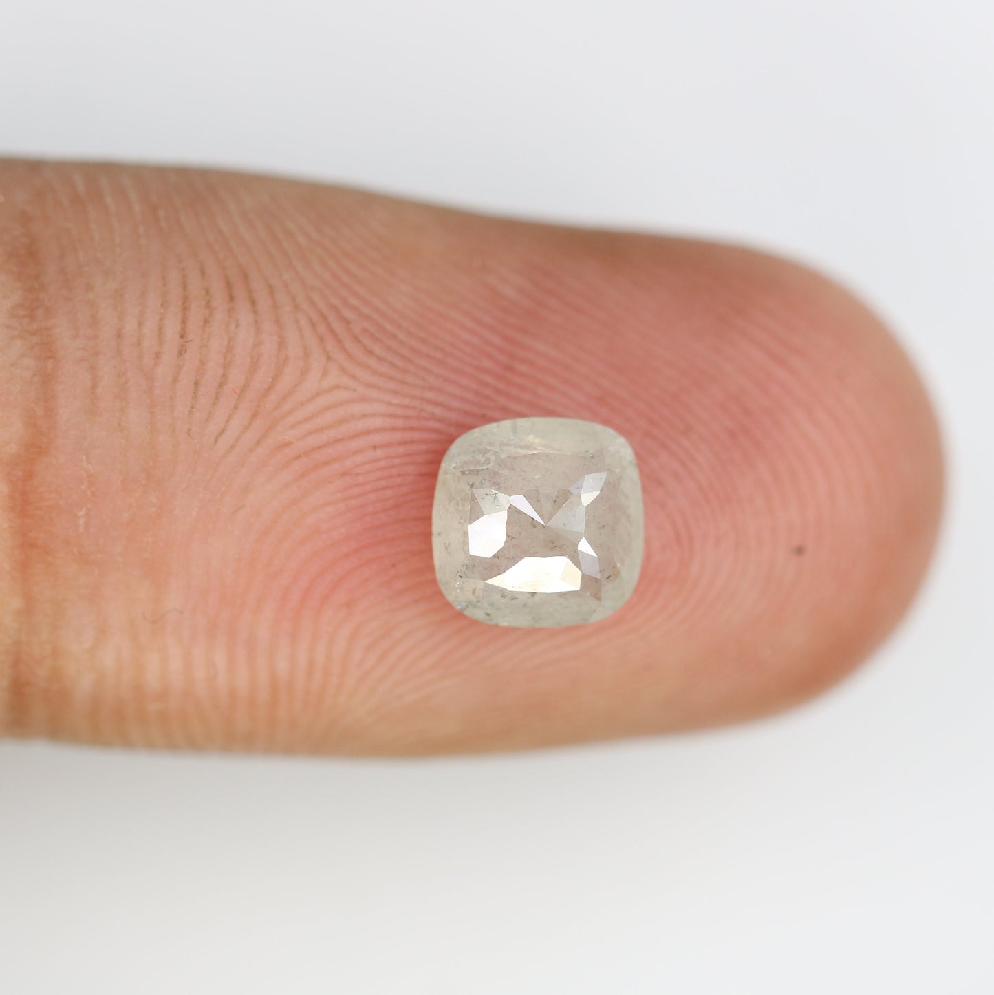 1.05 CT Natural Salt and Pepper Cushion Cut Diamond - Ideal for Engagement Rings, Earrings & Pendants, Wholesale Jewelry for Unique Designs