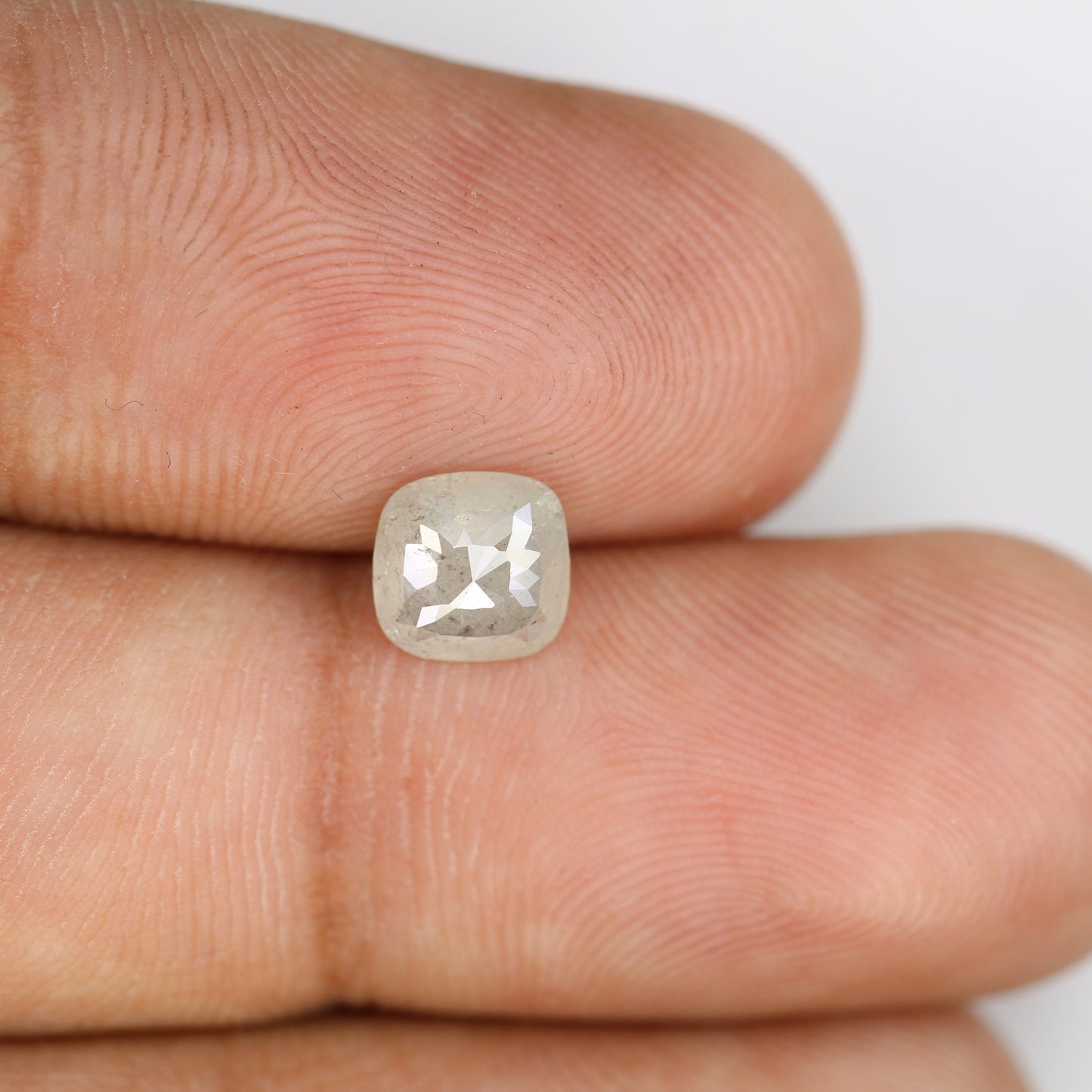 1.05 CT Natural Salt and Pepper Cushion Cut Diamond - Ideal for Engagement Rings, Earrings & Pendants, Wholesale Jewelry for Unique Designs
