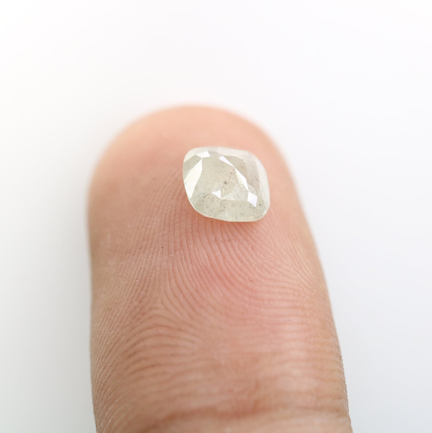 1.05 CT Natural Salt and Pepper Cushion Cut Diamond - Ideal for Engagement Rings, Earrings & Pendants, Wholesale Jewelry for Unique Designs