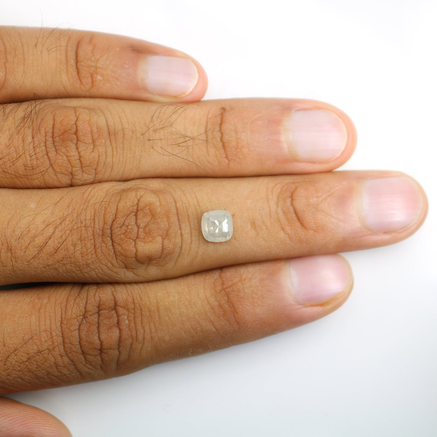 1.05 CT Natural Salt and Pepper Cushion Cut Diamond - Ideal for Engagement Rings, Earrings & Pendants, Wholesale Jewelry for Unique Designs