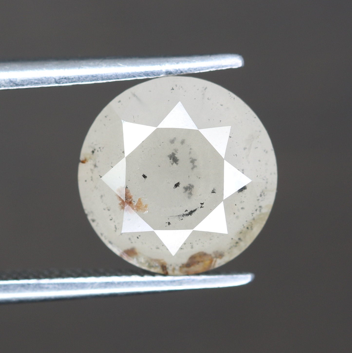 3 CT Natural Loose Salt and Pepper Diamonds | Mixed Round and Pear Shapes for Gold Jewelry | Unique Engagement Ring Gifts for Him and Her