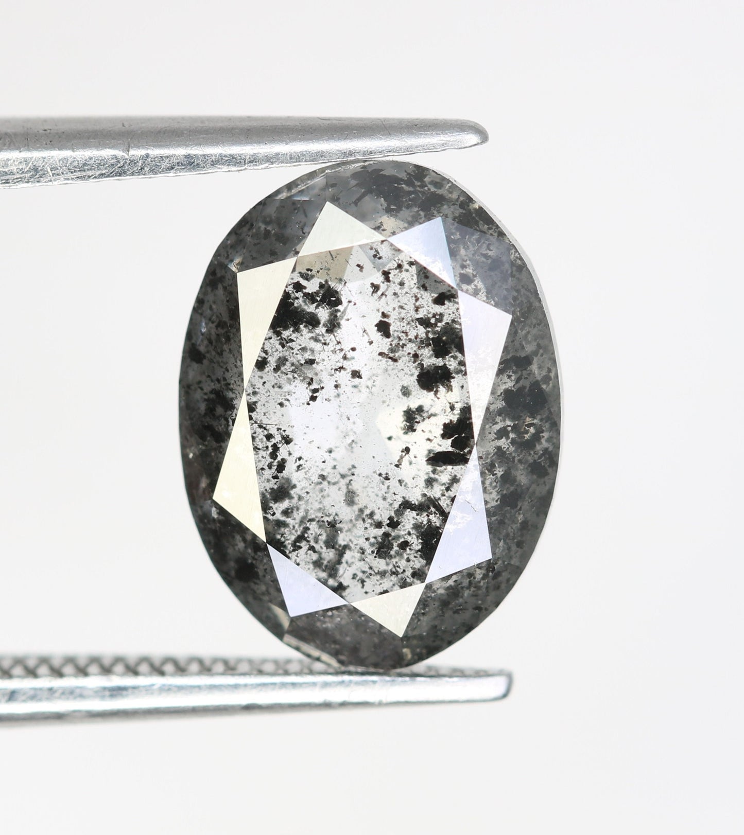 3 CT Natural Loose Salt and Pepper Diamonds | Mixed Round and Pear Shapes for Gold Jewelry | Unique Engagement Ring Gifts for Him and Her