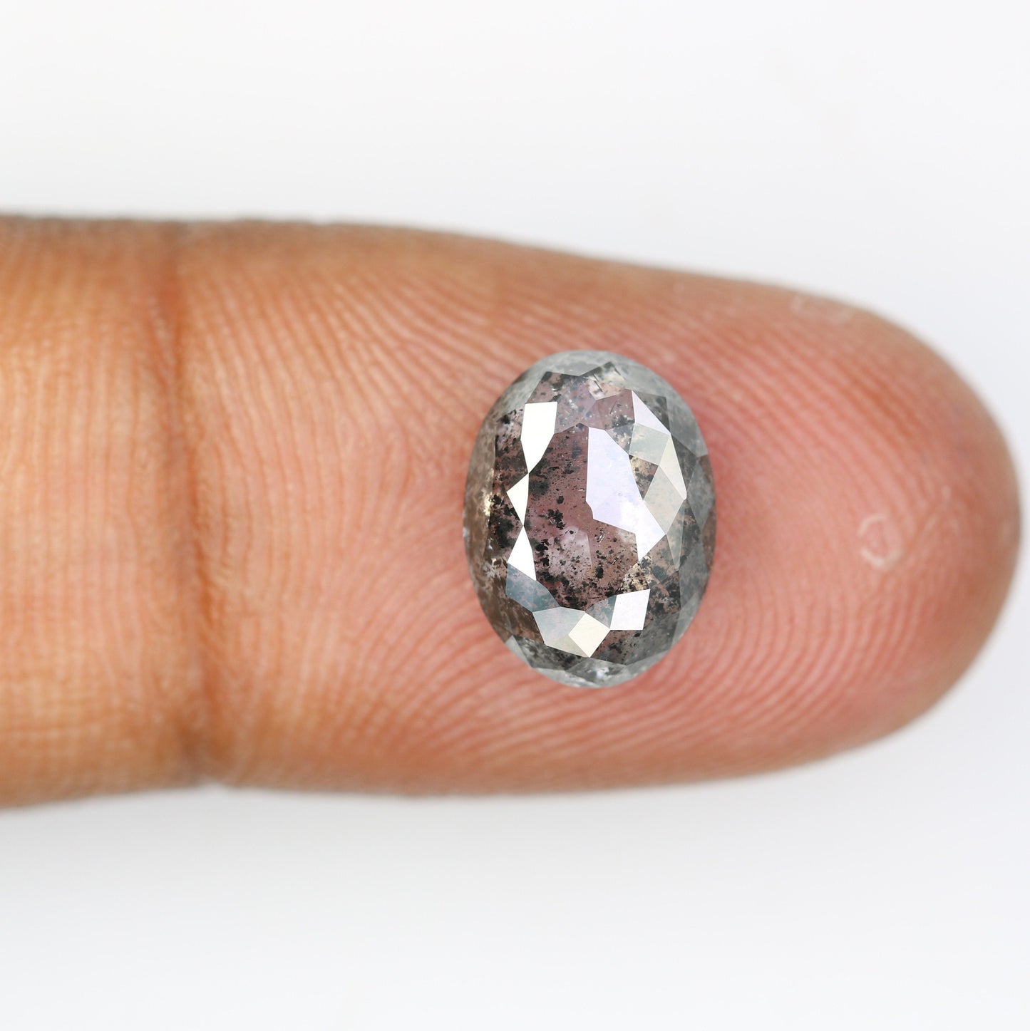 3 CT Natural Loose Salt and Pepper Diamonds | Mixed Round and Pear Shapes for Gold Jewelry | Unique Engagement Ring Gifts for Him and Her