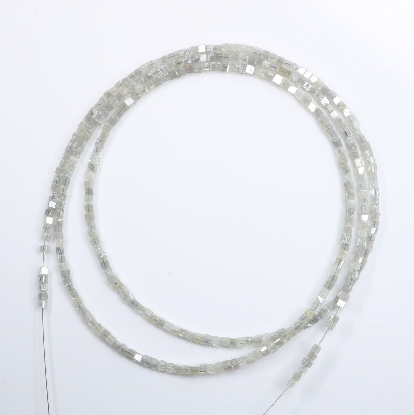 9.32 CT Natural Raw Rough Diamond Beads | Faceted Loose Gems for Artisan Vintage Necklaces | Unique Crystal Jewelry Making & DIY Craft