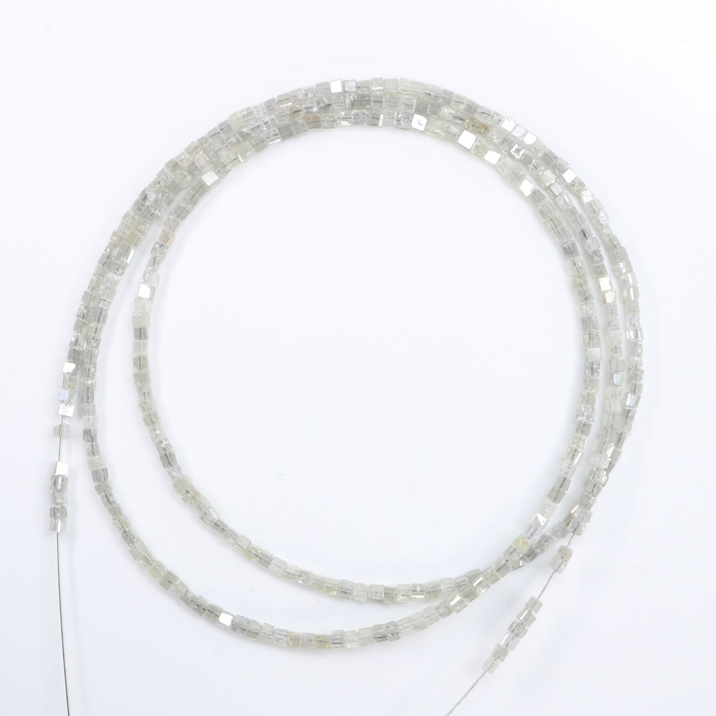 9.32 CT Natural Raw Rough Diamond Beads | Faceted Loose Gems for Artisan Vintage Necklaces | Unique Crystal Jewelry Making & DIY Craft