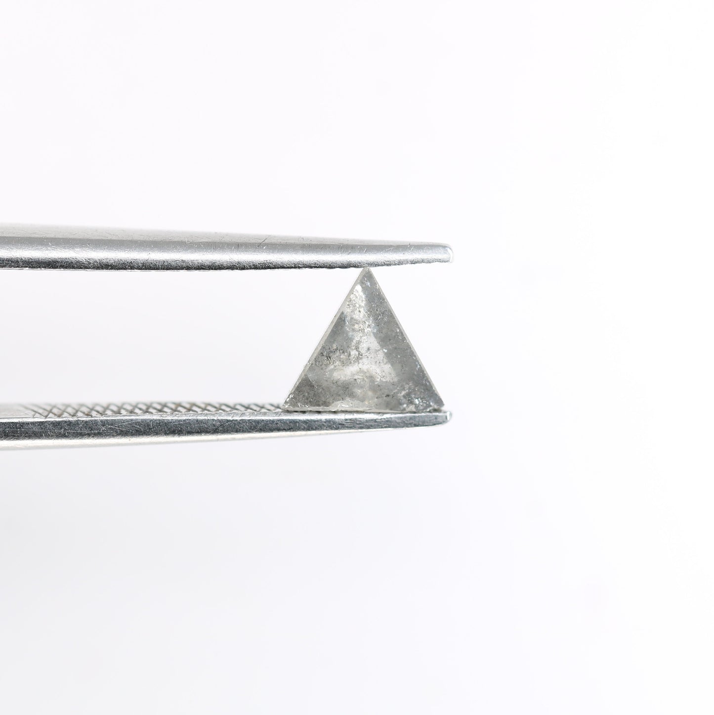 0.47 CT Salt and Pepper Triangle Cut Loose Diamond, Natural Grey Diamonds, For bracelet & pendant necklace, Victorian jewelry women gift