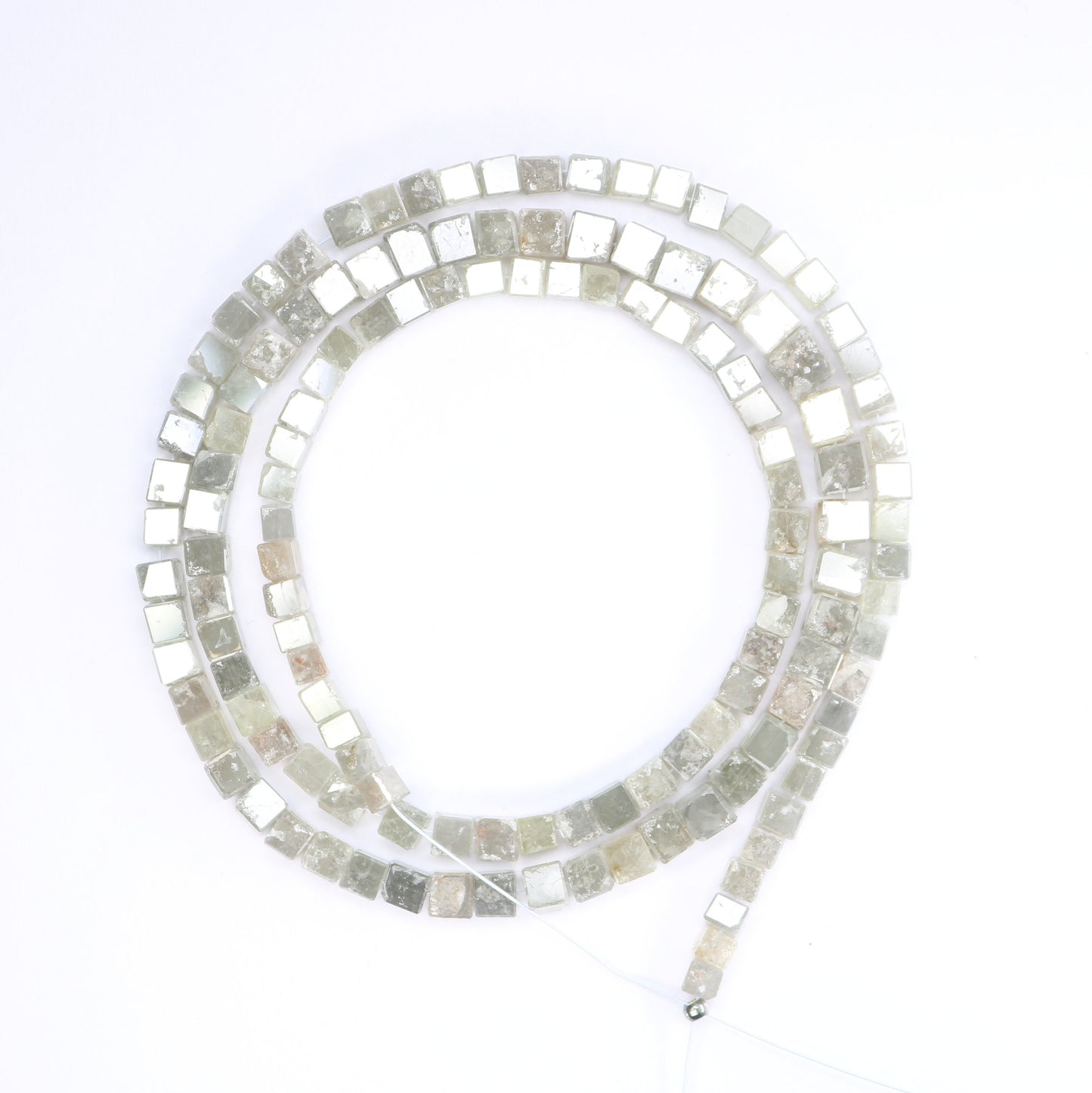 60.24 CT Natural Raw Rough Diamond Beads | Premium Faceted Loose Gems for Artisan Vintage Necklaces | Ideal for Crystal Jewelry & DIY