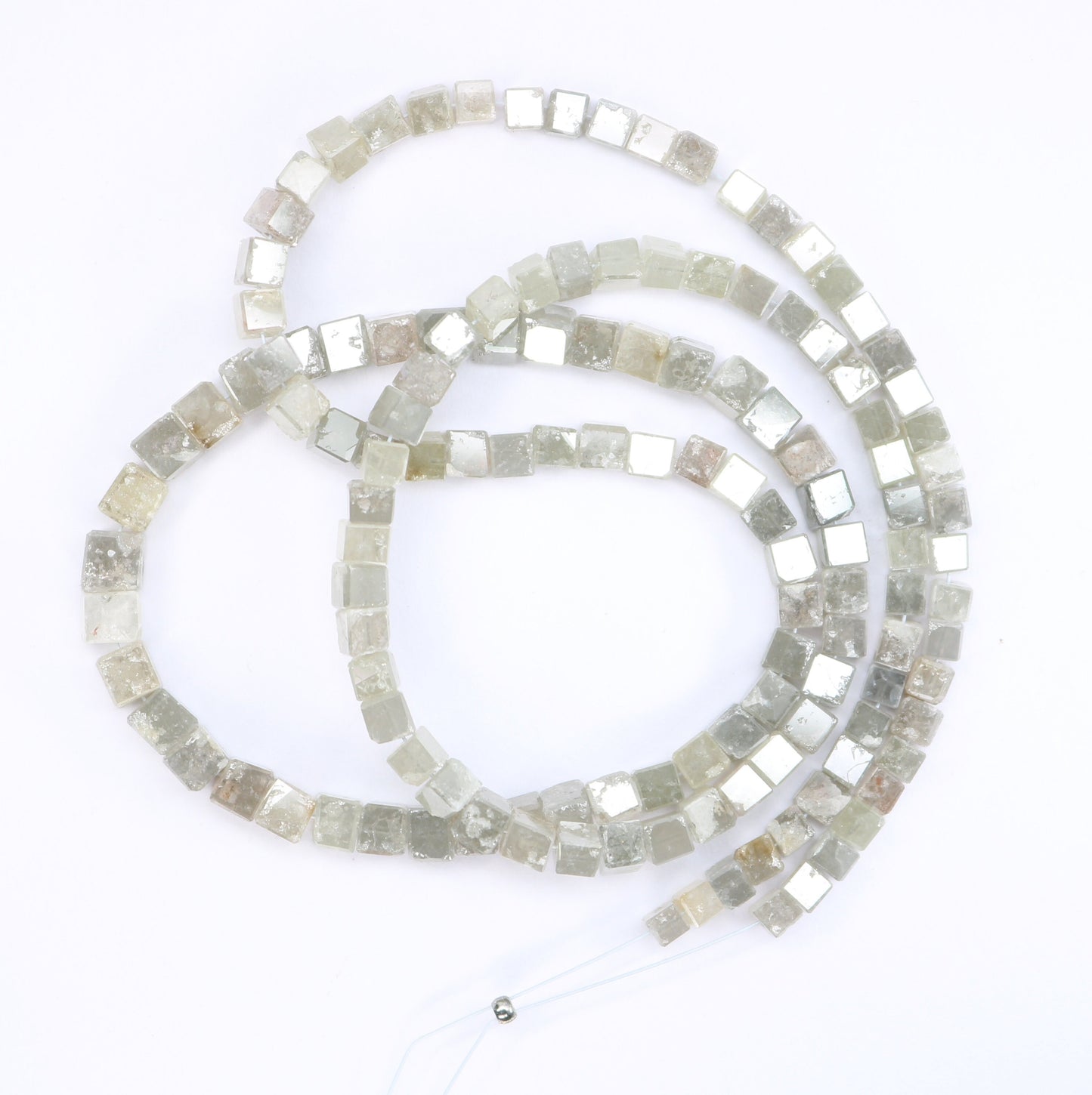 60.24 CT Natural Raw Rough Diamond Beads | Premium Faceted Loose Gems for Artisan Vintage Necklaces | Ideal for Crystal Jewelry & DIY