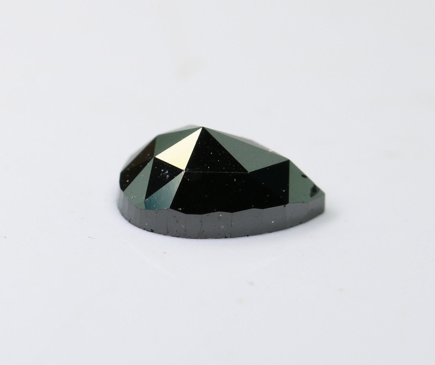 0.48 CT Black Pear Cut Real Diamond For Wedding/Engagement Ring ll Gift For HerFor Gold Ring Diamonds