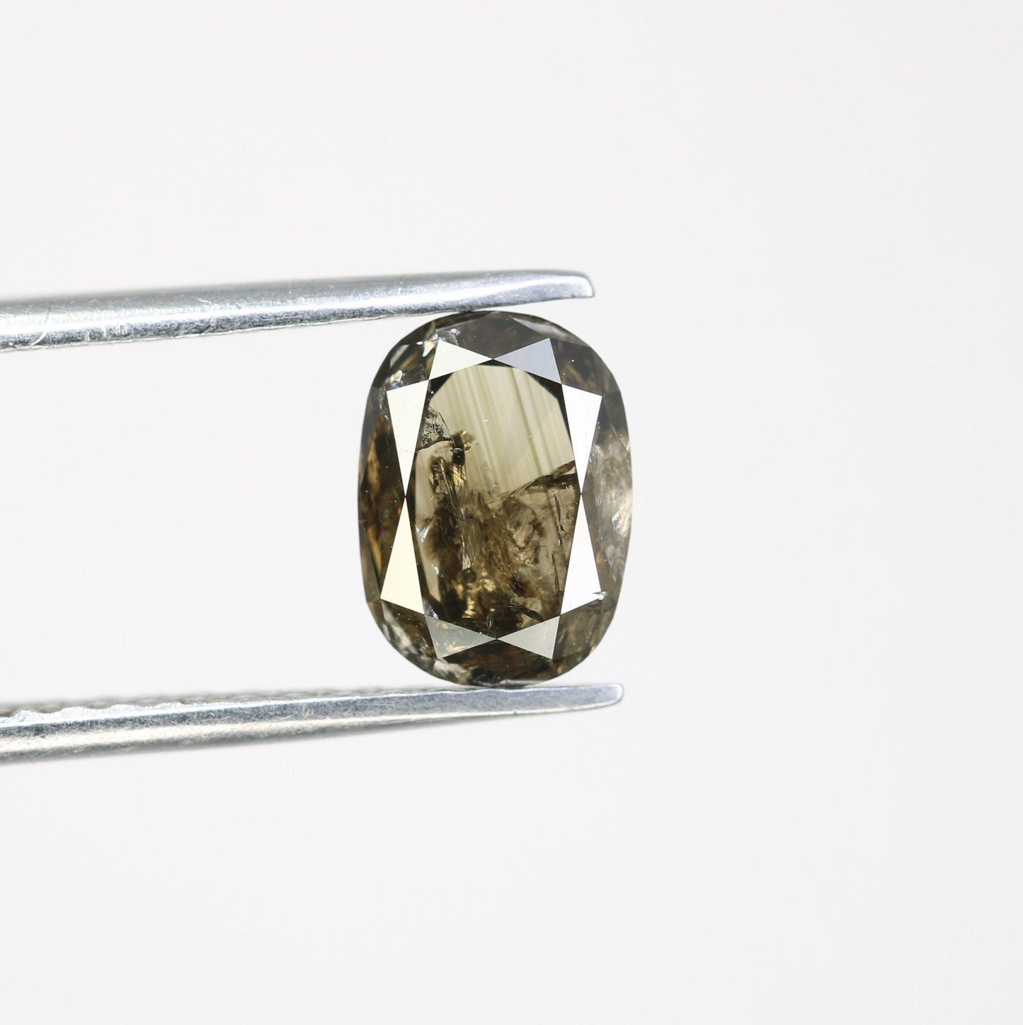 1.71 CT Dark Green Oval Shape Diamond - Perfect for Engagement Ring & Stunning Gold Ring Jewelry for Unique Style