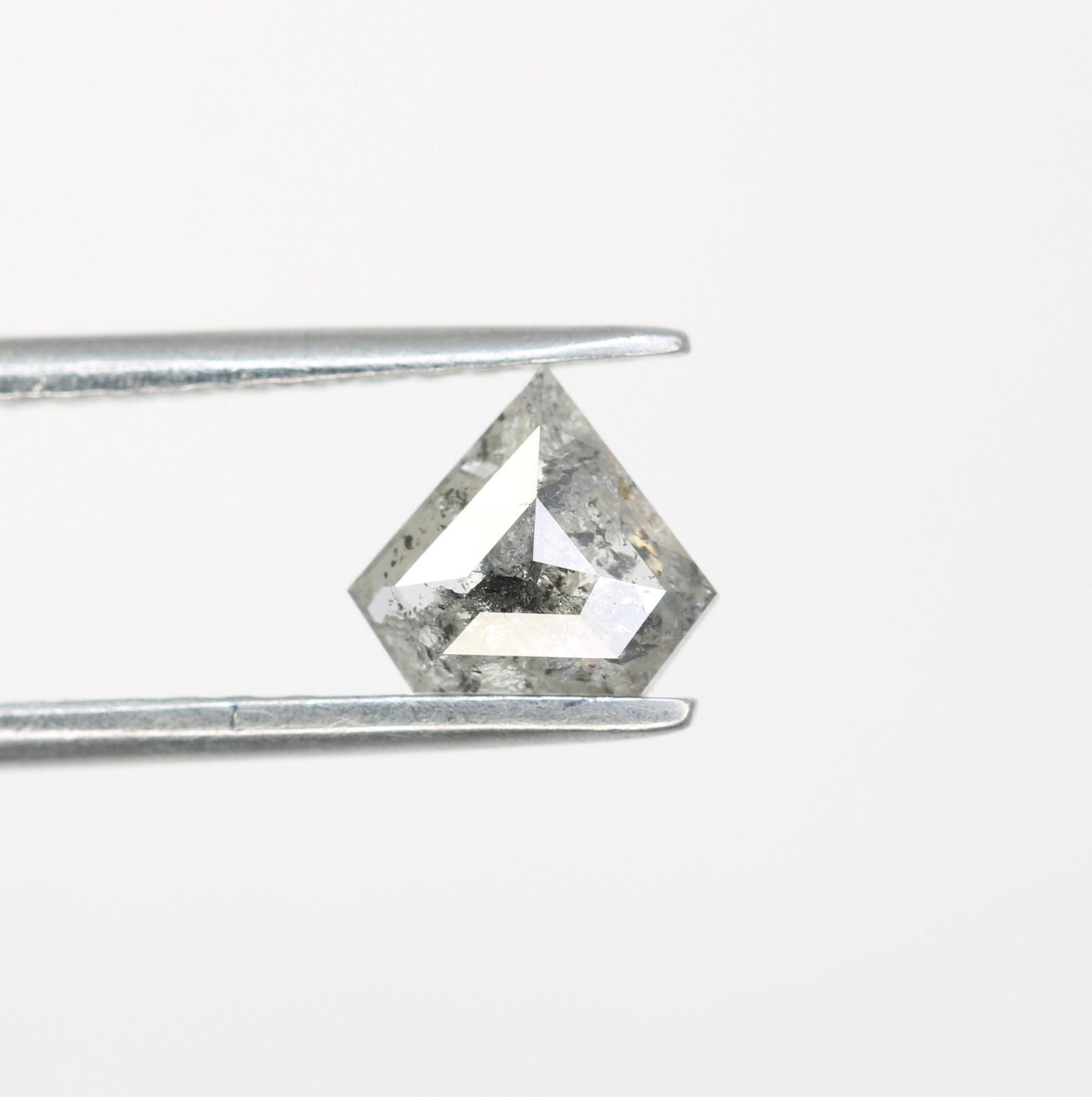 0.77 CT Salt and Pepper Natural Loose Diamond, Pentagon Cut For handmade necklace pendant, diamond bracelet Wedding & Engagement Gold Ring
