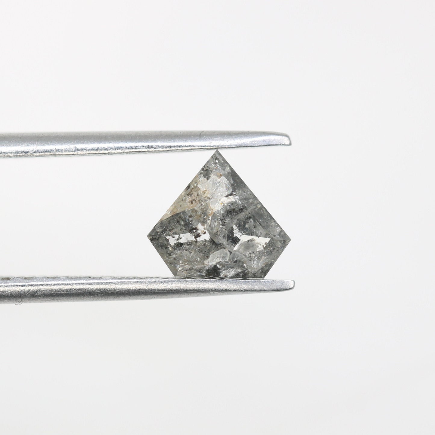 0.77 CT Salt and Pepper Natural Loose Diamond, Pentagon Cut For handmade necklace pendant, diamond bracelet Wedding & Engagement Gold Ring