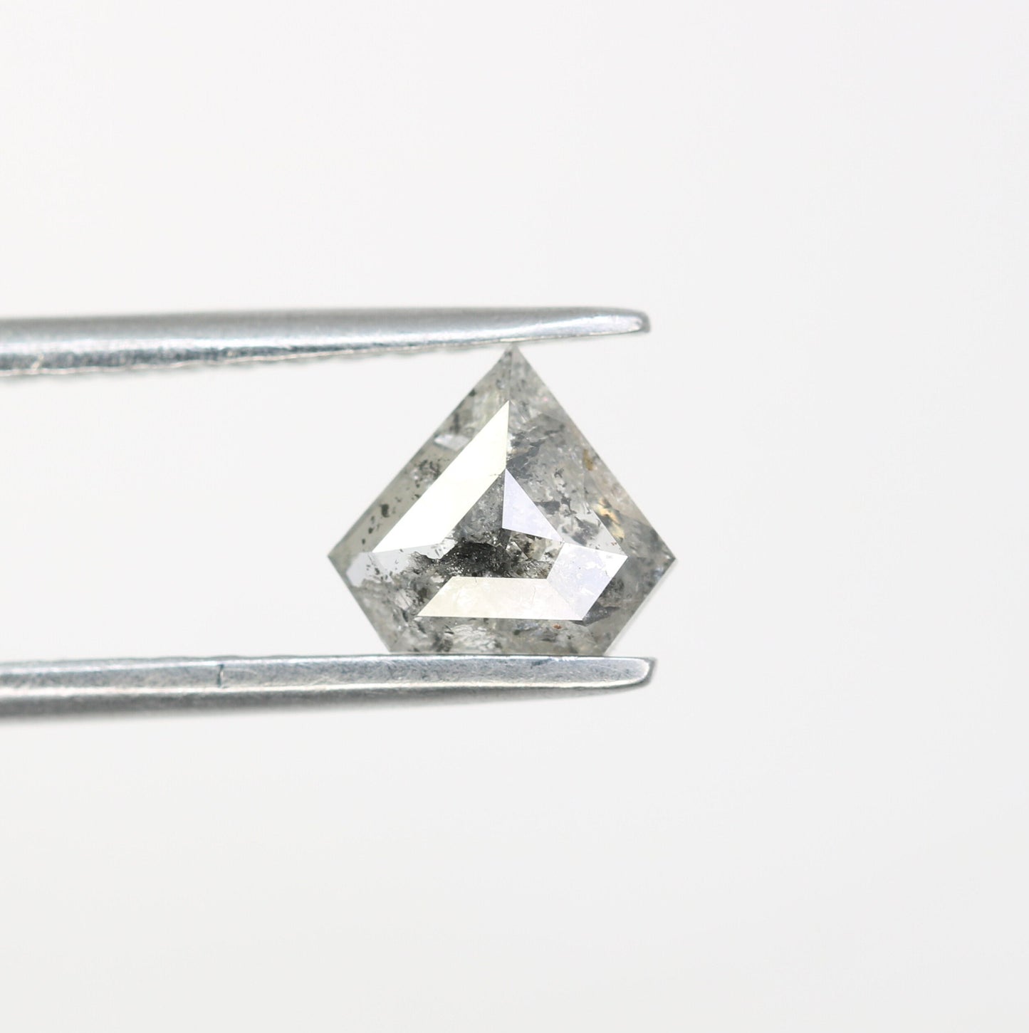 0.77 CT Salt and Pepper Natural Loose Diamond, Pentagon Cut For handmade necklace pendant, diamond bracelet Wedding & Engagement Gold Ring