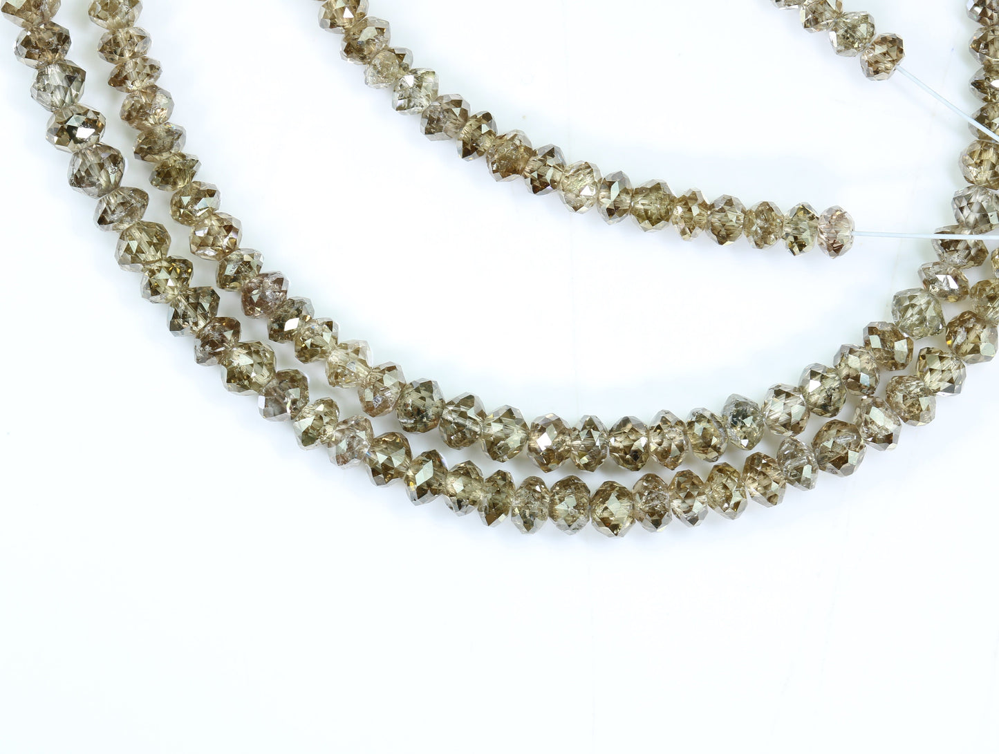 Natural Raw Rough Diamond Beads | Faceted Loose Gems for Unique Vintage Necklaces & Crystal Jewelry | DIY Craft Supplies for Women