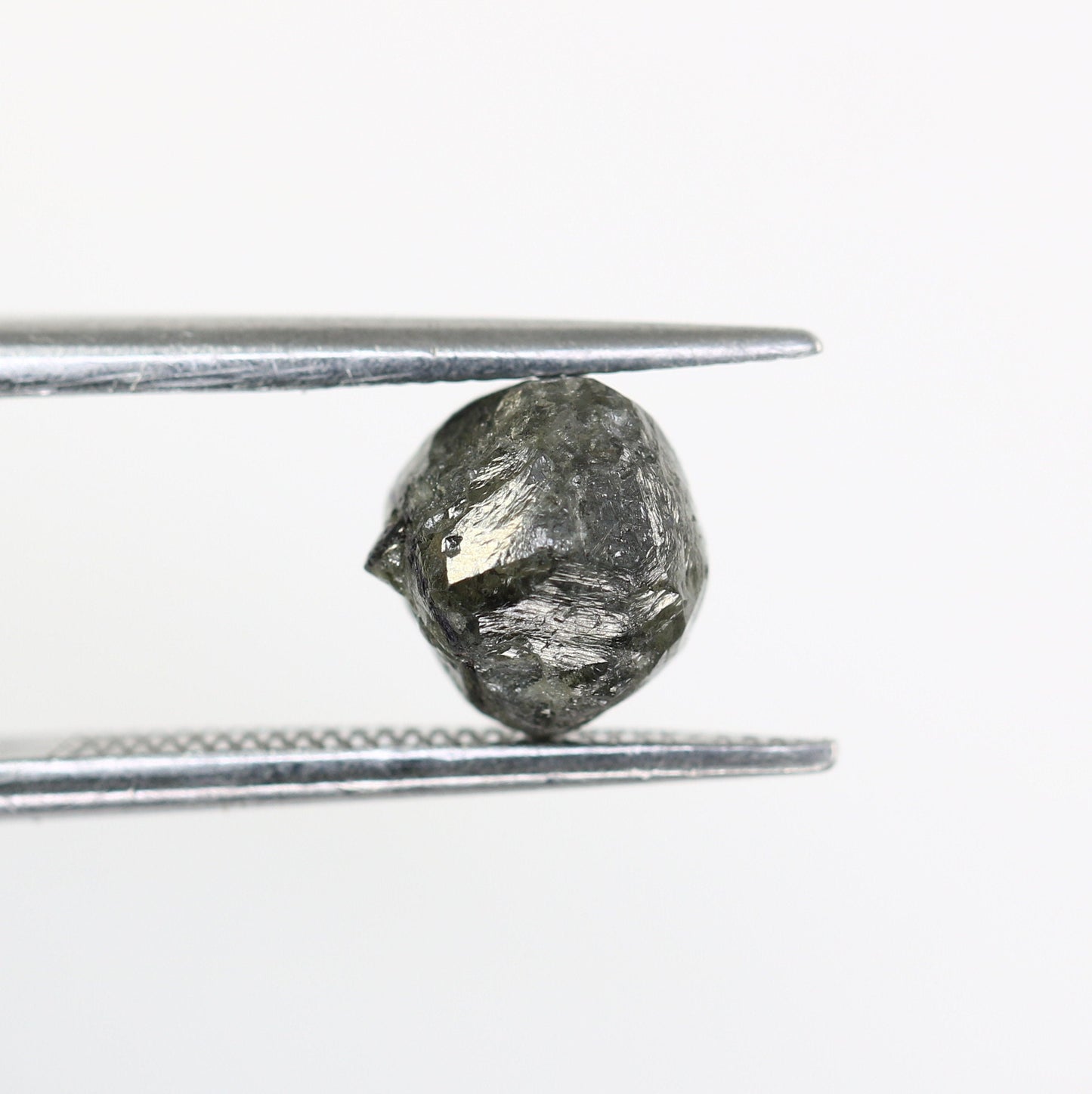 2.40CT Salt and Pepper Uncut Gray Diamond|For Rough Diamond Gold Ring|Raw Diamond For Jewelry|Unique Gift|Antique Raw Diamond Gift