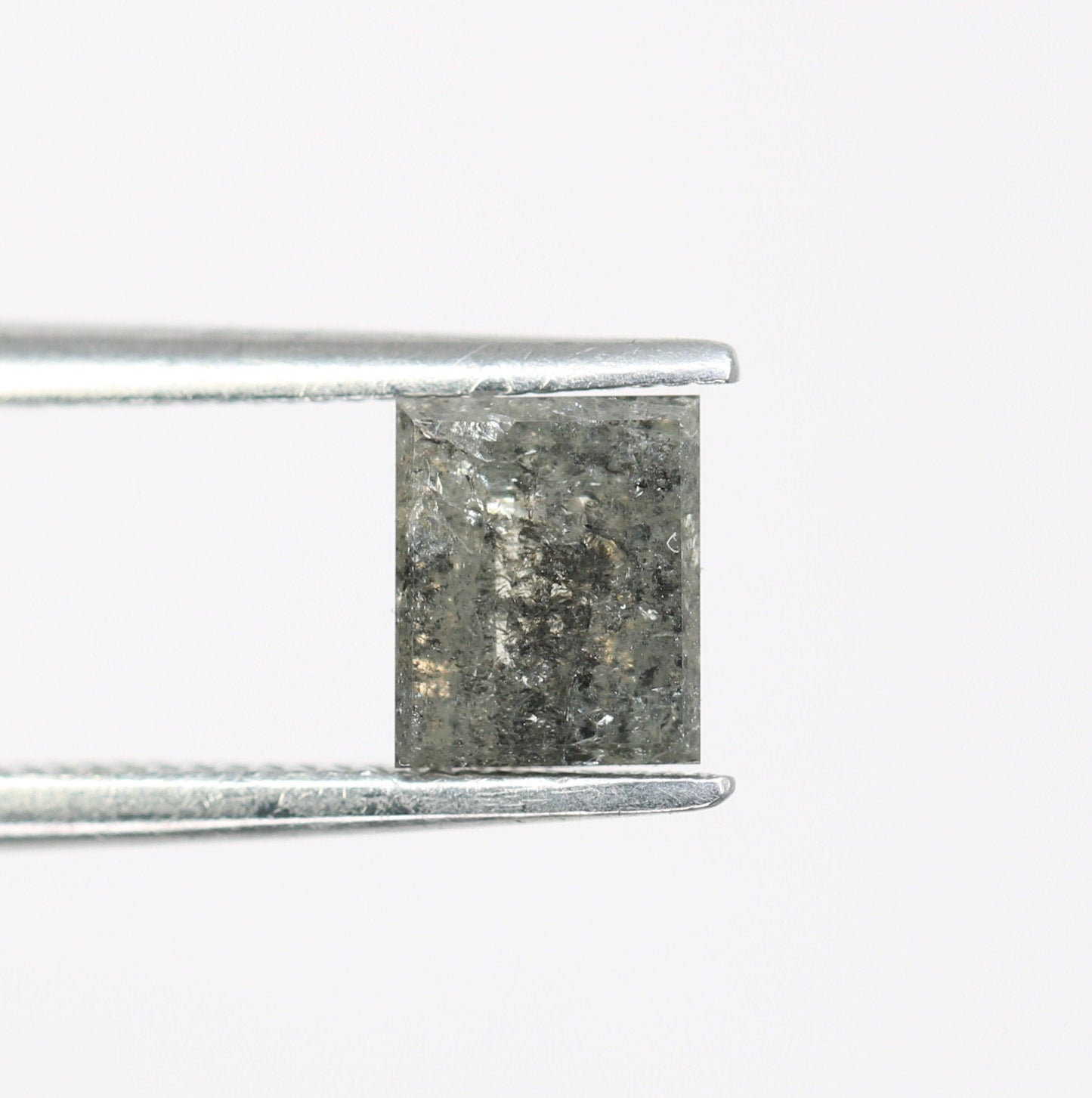 0.77 CT Salt and Pepper Natural Loose Diamond, For handmade necklace pendant, Fancy Diamond for Engagement Ring Anniversary Diamonds