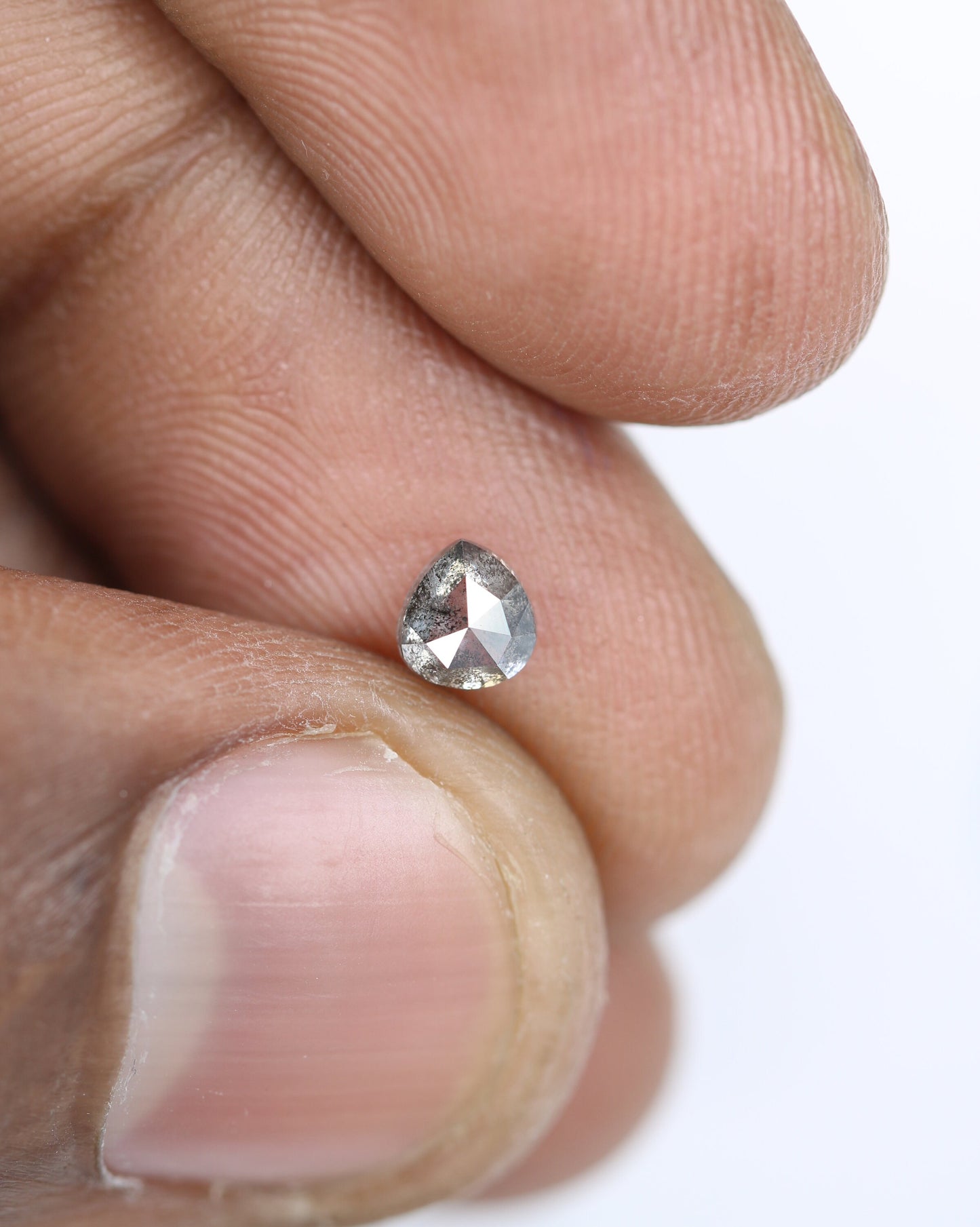 0.57 CT Pear Shape Galaxy Diamond | Unique Engagement Ring | Natural Diamond Jewelry | Gold Ring