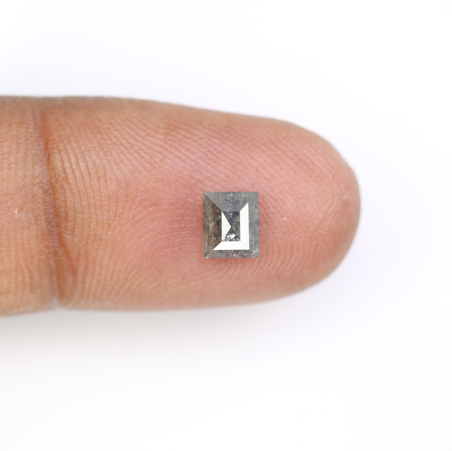 0.77 CT Salt and Pepper Natural Loose Diamond, For handmade necklace pendant, Fancy Diamond for Engagement Ring Anniversary Diamonds