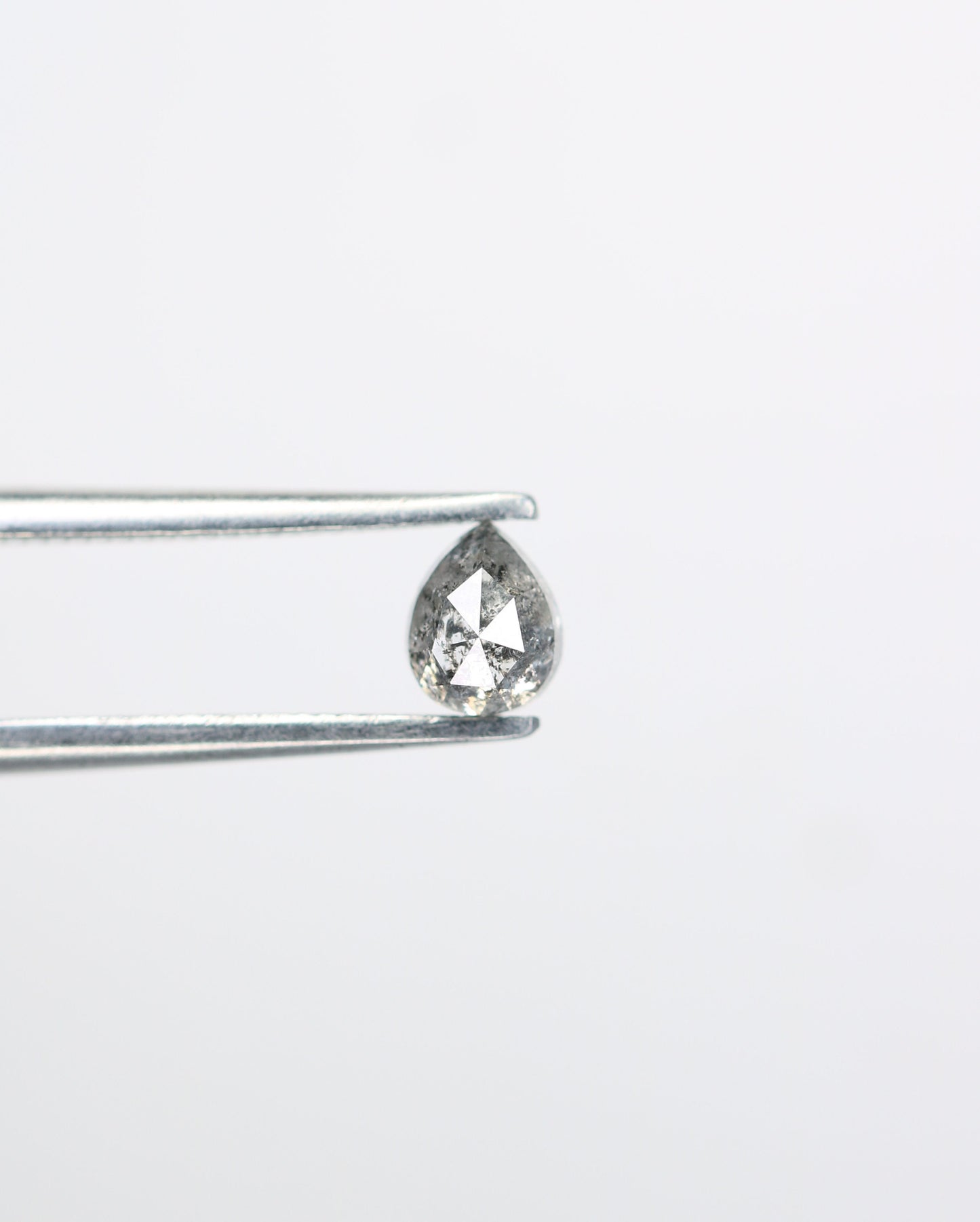 0.35 CT Pear Shape Diamond For Salt and Pepper Engagement RingFor Gold Ring Diamonds