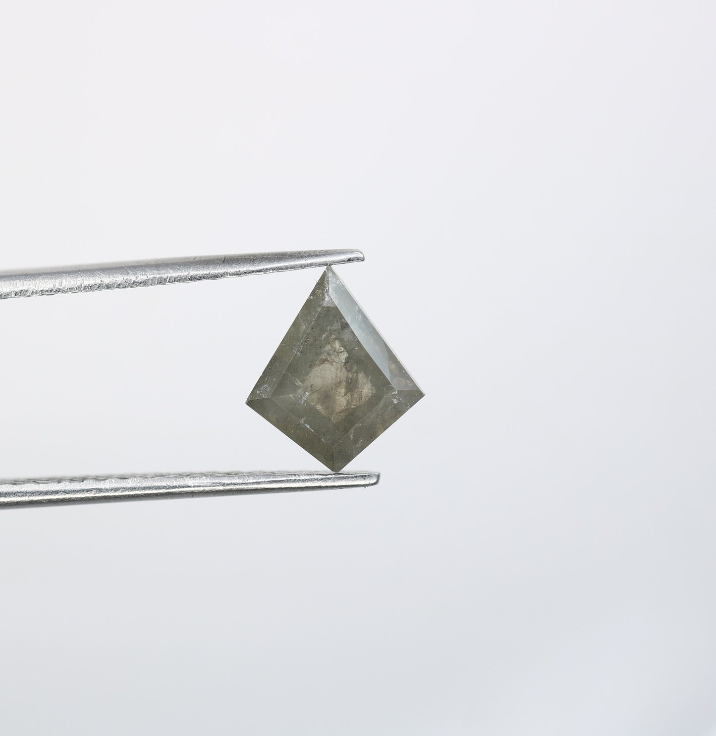 1.64 CT Grey Kite shape Natural Loose Diamond -Kite Shape Salt and Pepper Diamond - For Salt Pepper Diamond Ring - Sale Offer- Unique Gift