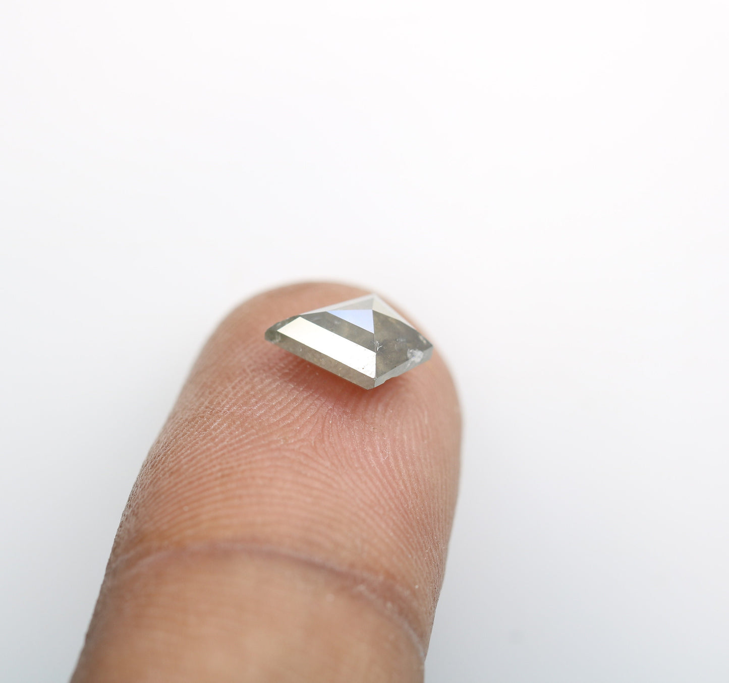 1.64 CT Grey Kite shape Natural Loose Diamond -Kite Shape Salt and Pepper Diamond - For Salt Pepper Diamond Ring - Sale Offer- Unique Gift