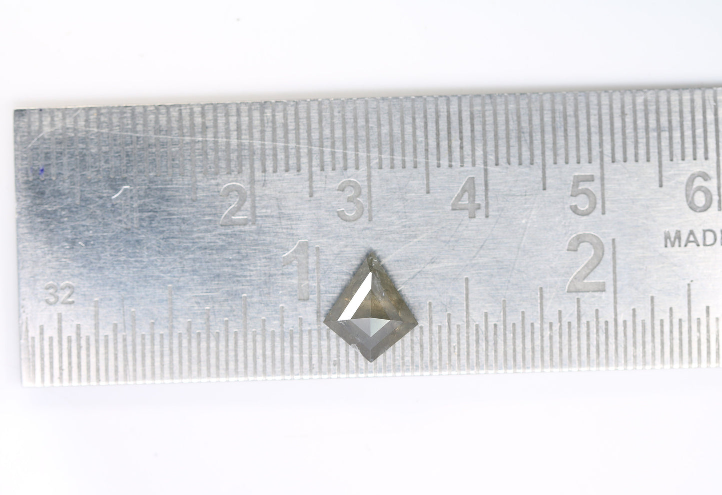 1.64 CT Grey Kite shape Natural Loose Diamond -Kite Shape Salt and Pepper Diamond - For Salt Pepper Diamond Ring - Sale Offer- Unique Gift