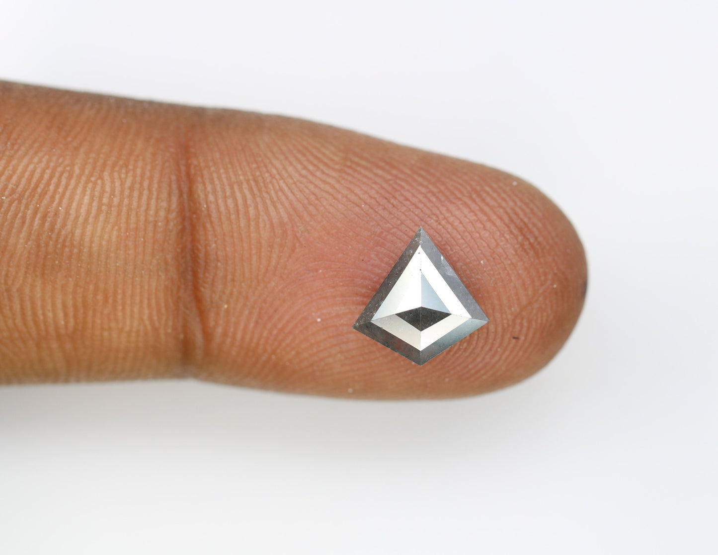 1.34 CT Kite shape Natural Loose Diamond -Kite Shape Salt and Pepper Diamond - For Salt Pepper Diamond Ring - Sale Offer- Unique Gift