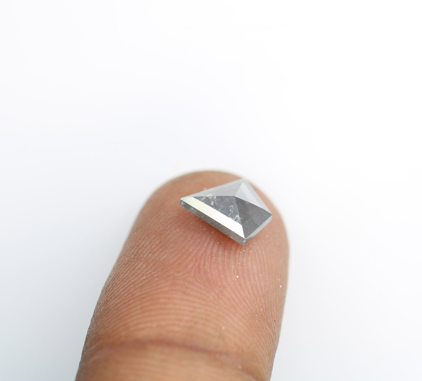 1.34 CT Kite shape Natural Loose Diamond -Kite Shape Salt and Pepper Diamond - For Salt Pepper Diamond Ring - Sale Offer- Unique Gift