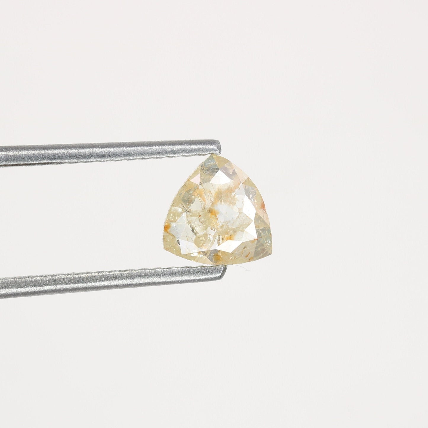 0.69 CT Natural Peach Beautiful Trillion Shape Diamond For Wedding Ring | Peach Trillion Stone | Trillion Diamond Ring | Peach Diamond Ring