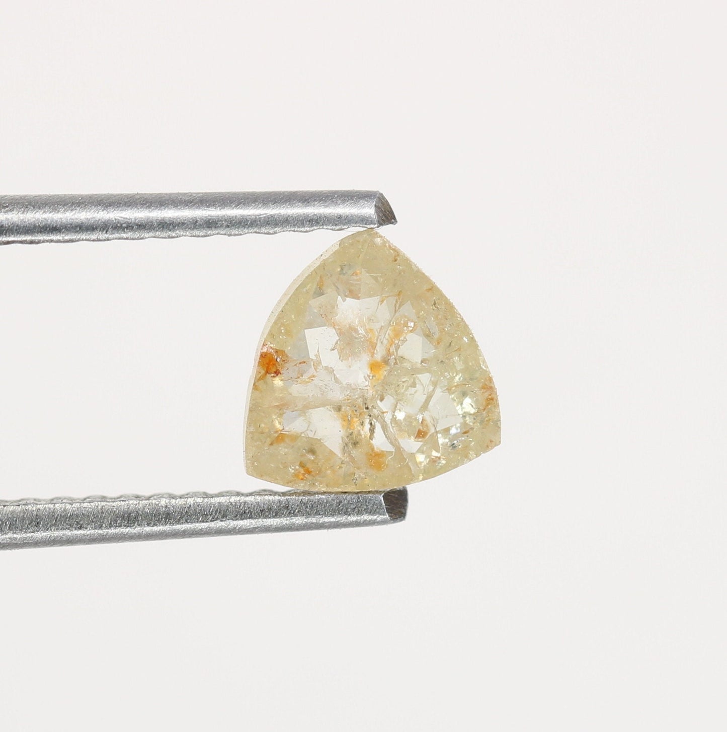 0.69 CT Natural Peach Beautiful Trillion Shape Diamond For Wedding Ring | Peach Trillion Stone | Trillion Diamond Ring | Peach Diamond Ring