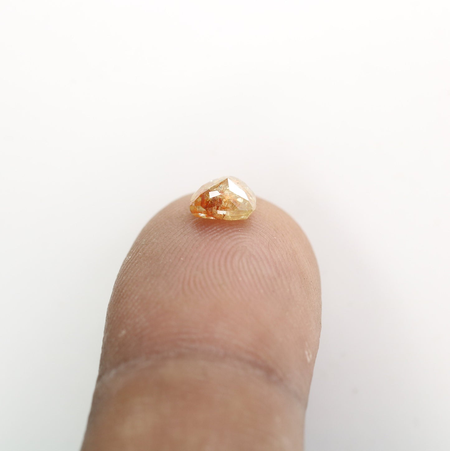 0.86 CT Beautiful Trillion Shape Fancy Natural Peach Diamond For Proposal Ring | Trillion Diamond Ring | Peach Trillion Diamond | Stone Ring