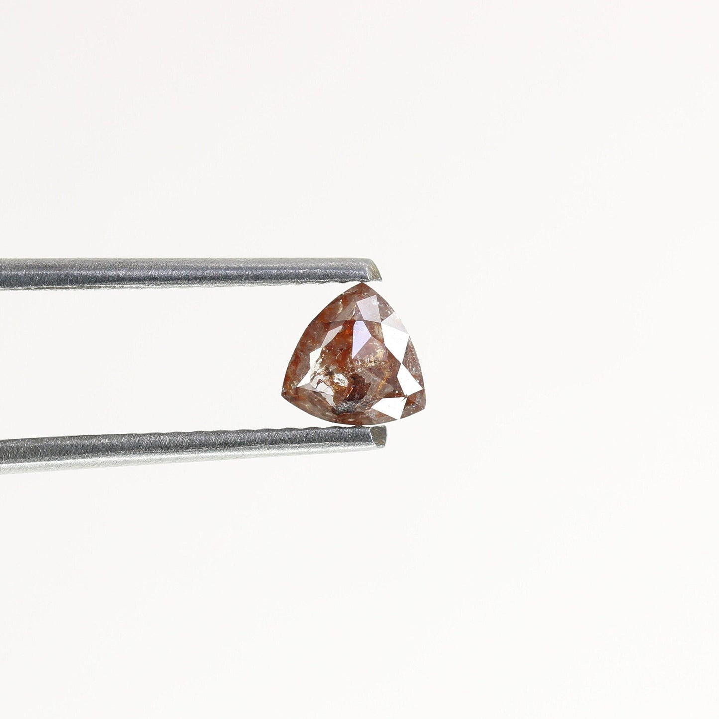0.42 CT Loose Trillion Shape 5 MM Natural Red Diamond For Jewelry | Red Diamond Ring | Red Trillion Diamond | Trillion Stone Ring Diamonds