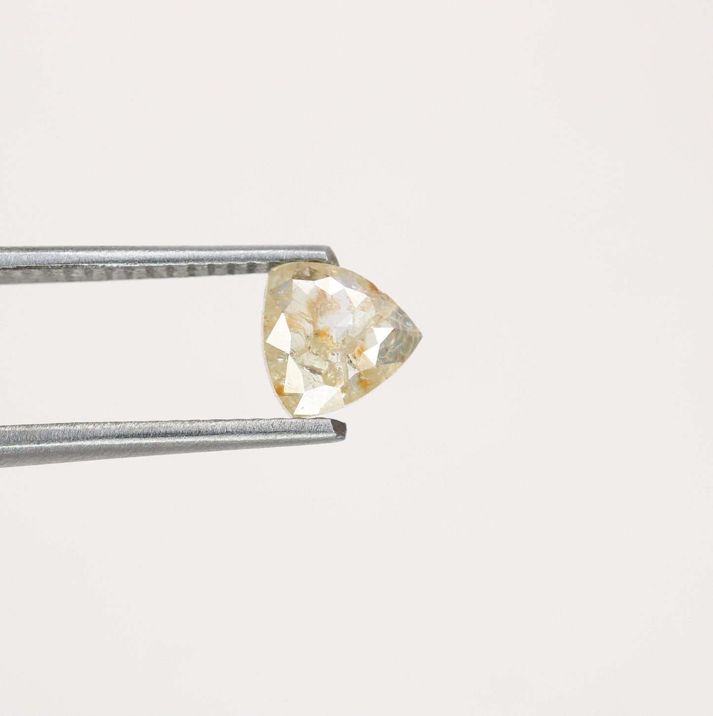 0.69 CT Natural Peach Beautiful Trillion Shape Diamond For Wedding Ring | Peach Trillion Stone | Trillion Diamond Ring | Peach Diamond Ring