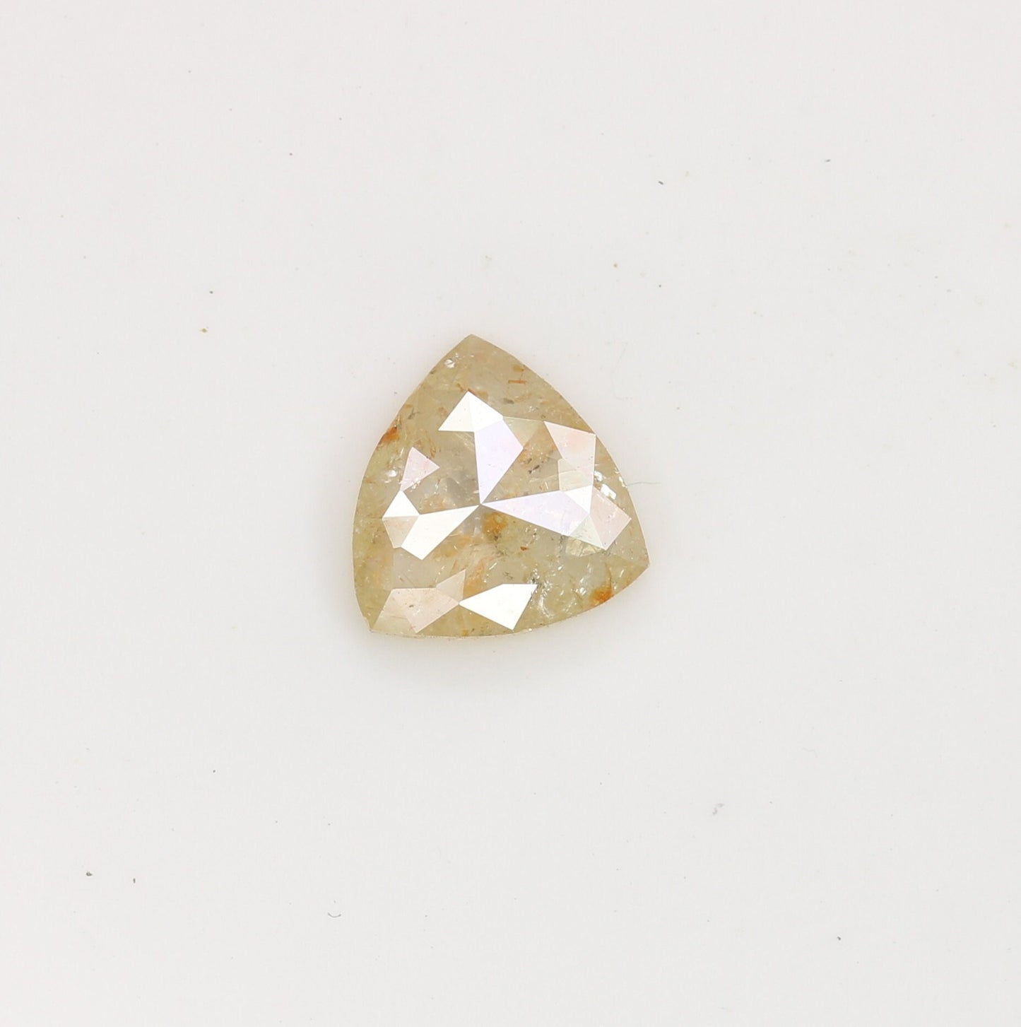 0.69 CT Natural Peach Beautiful Trillion Shape Diamond For Wedding Ring | Peach Trillion Stone | Trillion Diamond Ring | Peach Diamond Ring