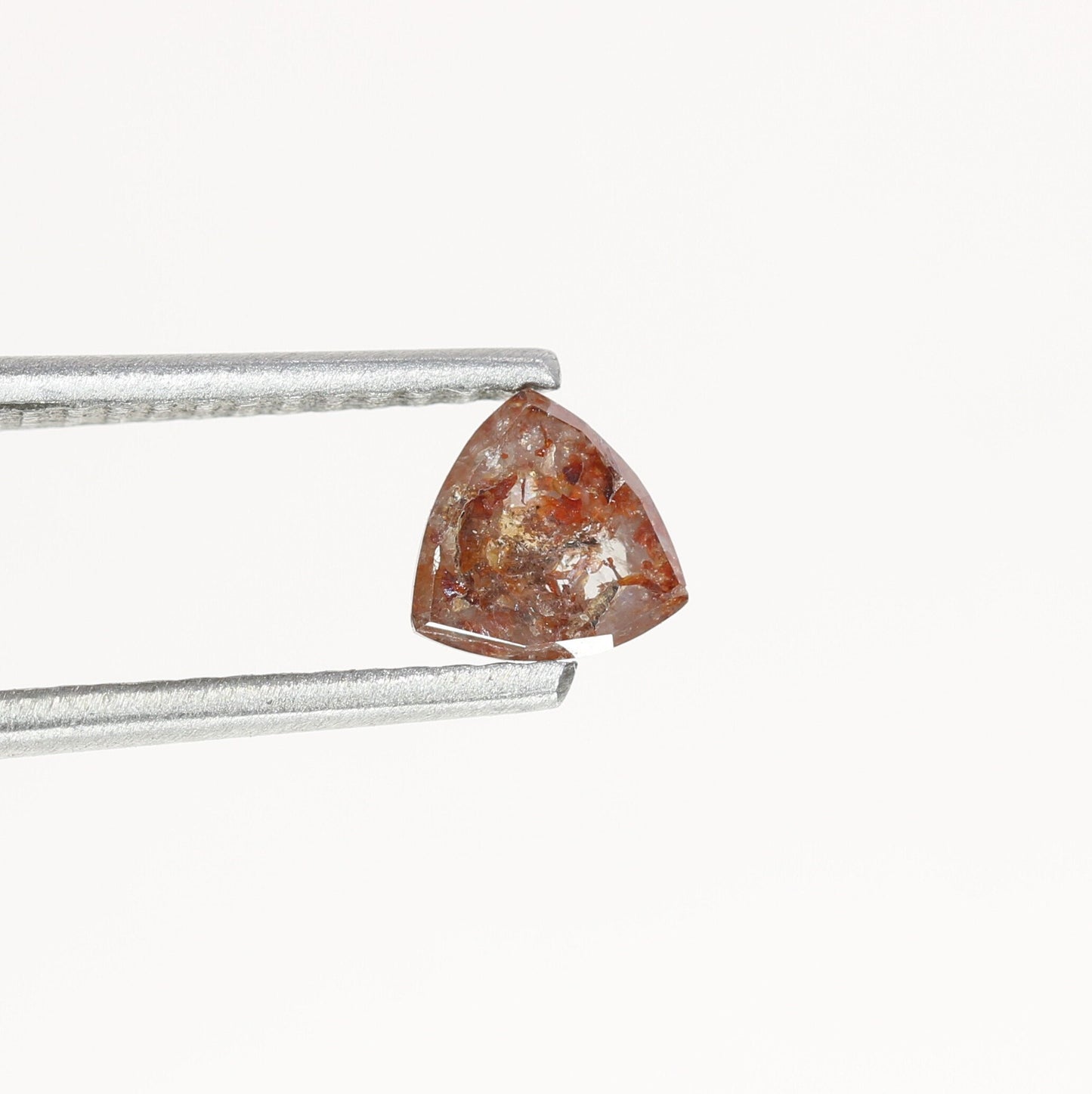 0.42 CT Loose Trillion Shape 5 MM Natural Red Diamond For Jewelry | Red Diamond Ring | Red Trillion Diamond | Trillion Stone Ring Diamonds