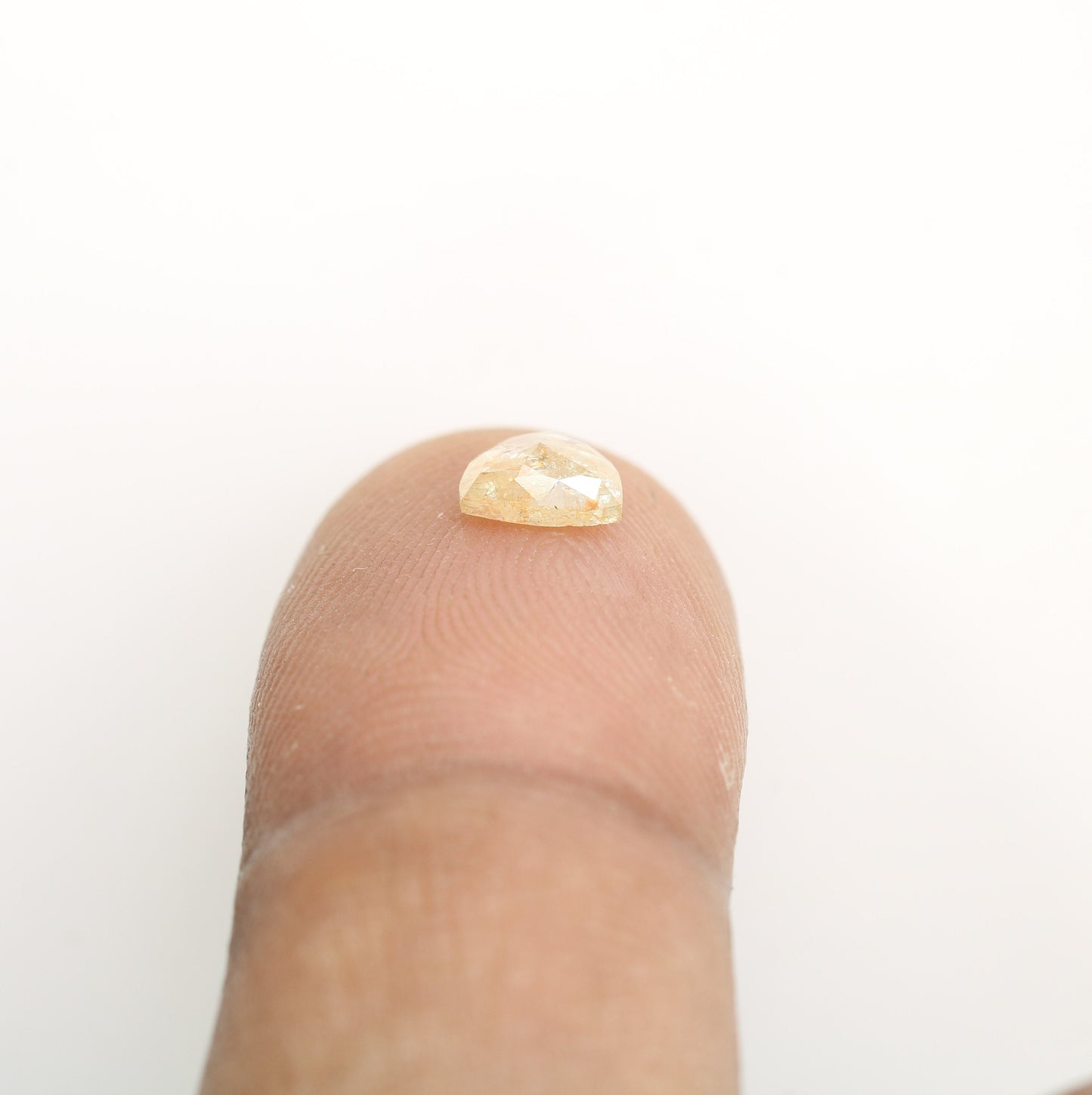 0.69 CT Natural Peach Beautiful Trillion Shape Diamond For Wedding Ring | Peach Trillion Stone | Trillion Diamond Ring | Peach Diamond Ring