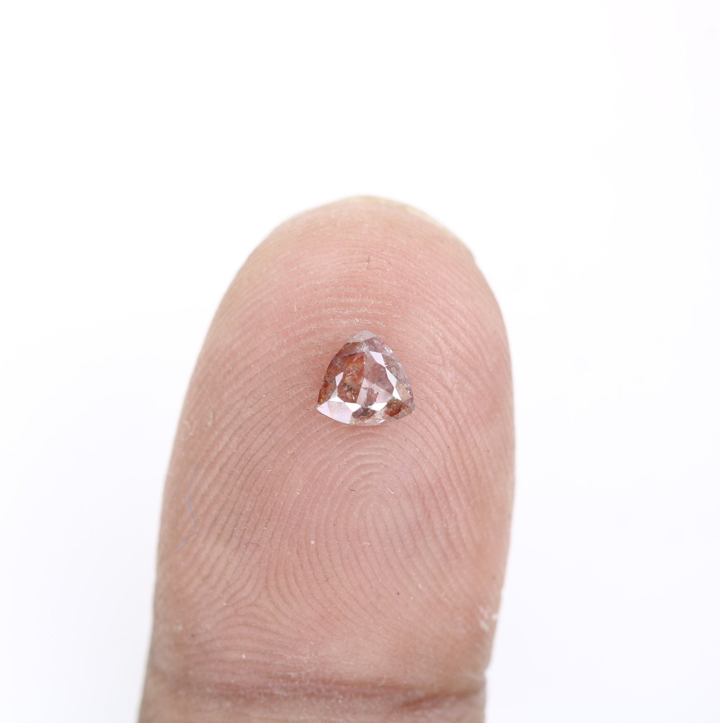 0.42 CT Loose Trillion Shape 5 MM Natural Red Diamond For Jewelry | Red Diamond Ring | Red Trillion Diamond | Trillion Stone Ring Diamonds