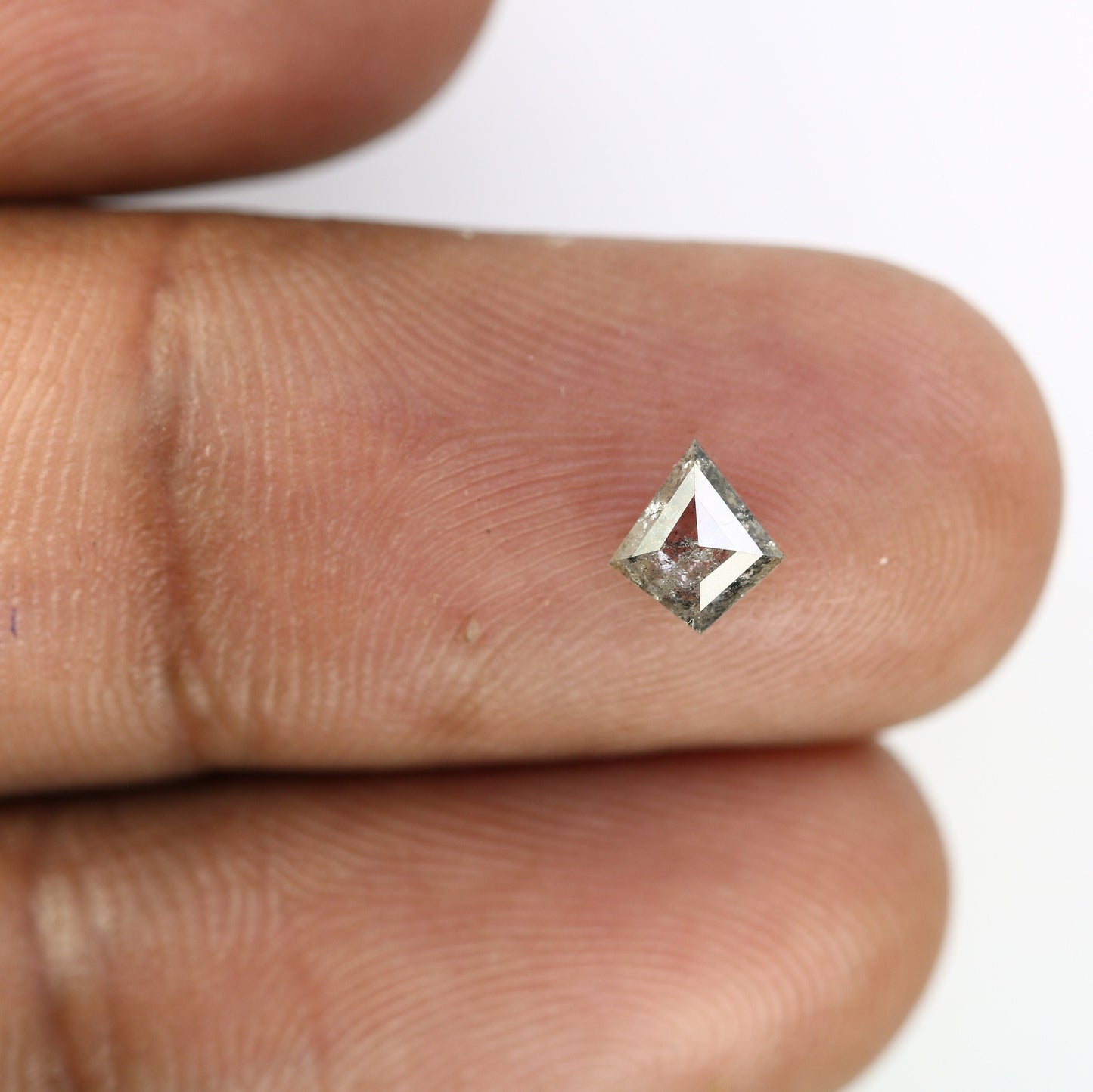 0.55 CT Kite shape Natural Loose Diamond -Kite Shape Salt and Pepper Diamond - For Salt Pepper Diamond Ring - Sale Offer- Unique Gift