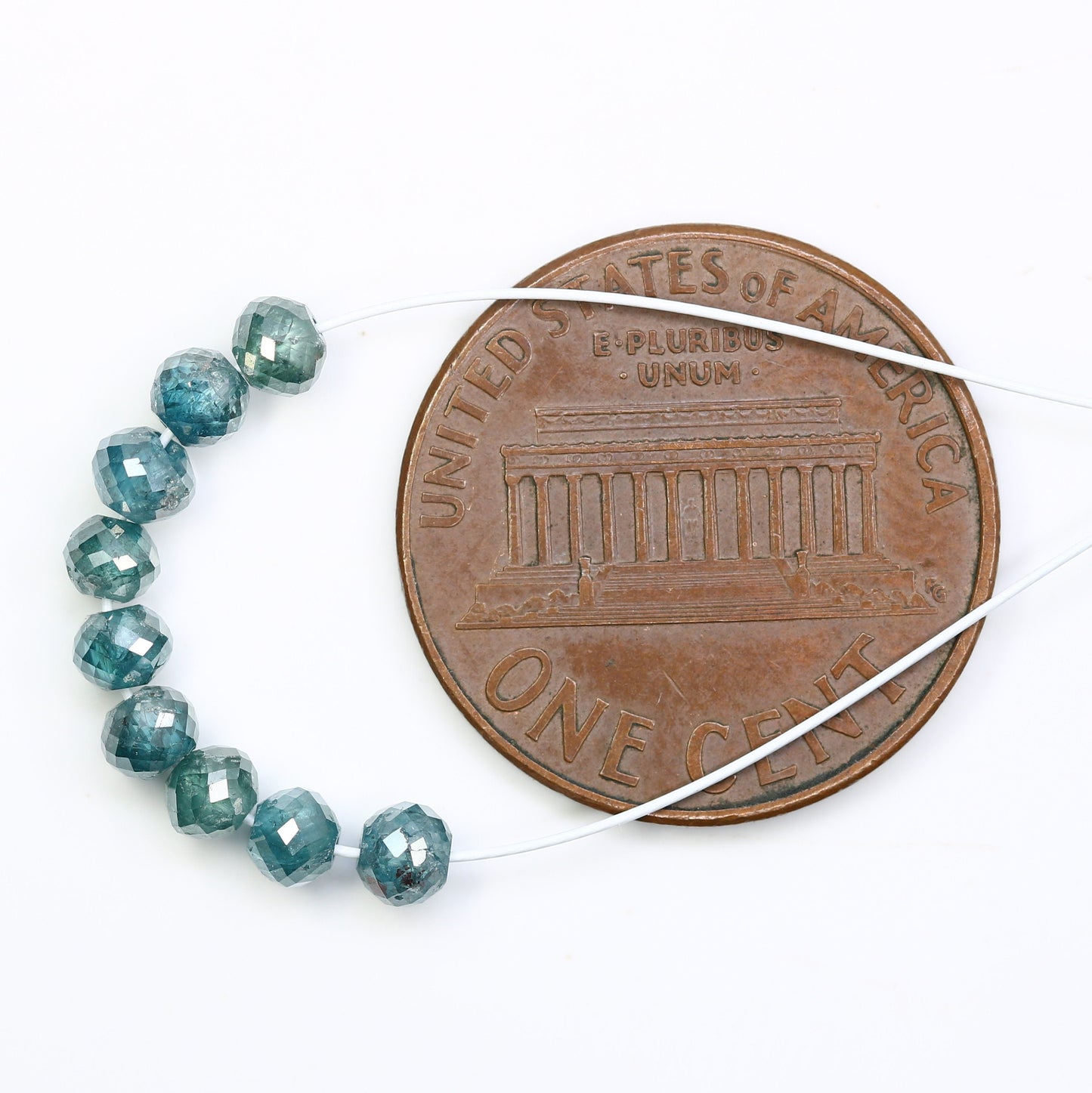 Chic Blue Diamond Beads | AAA Quality Faceted Loose Gems for Retro & Crystal Necklaces | Handmade Jewelry Supplies | Unique DIY Craft Beads