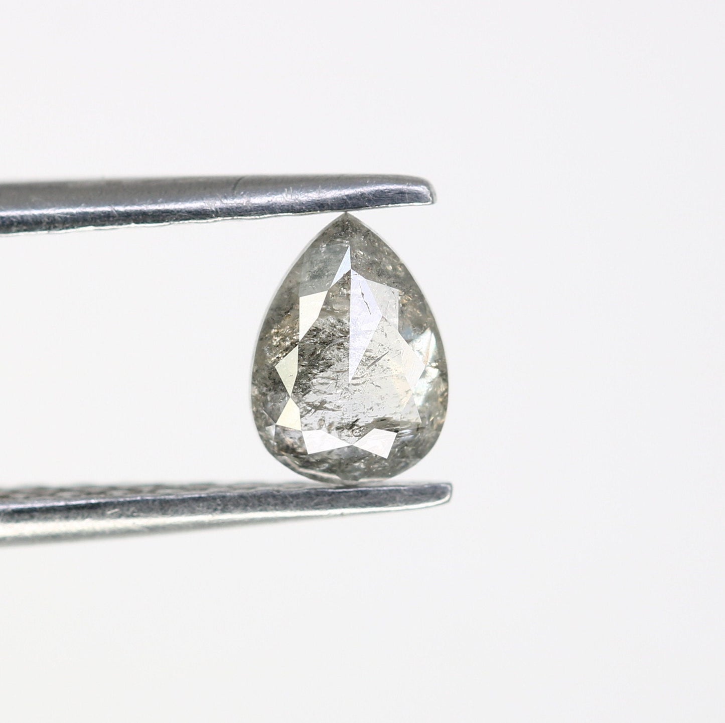 0.50ct Loose Pear Salt and Pepper DiamondFor Gold Ring Diamonds