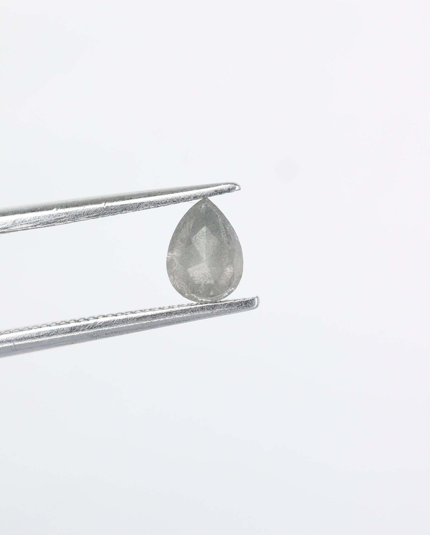 Rose Cut Pear Salt and Pepper Diamond RingFor Gold Ring Diamonds