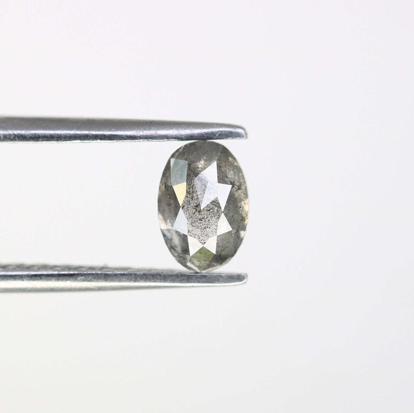 Natural Loose Oval Shape Diamond - 5.80 MM Brown & Grey Oval Rose Cut - Unique Loose Diamonds for Custom Jewelry Designs