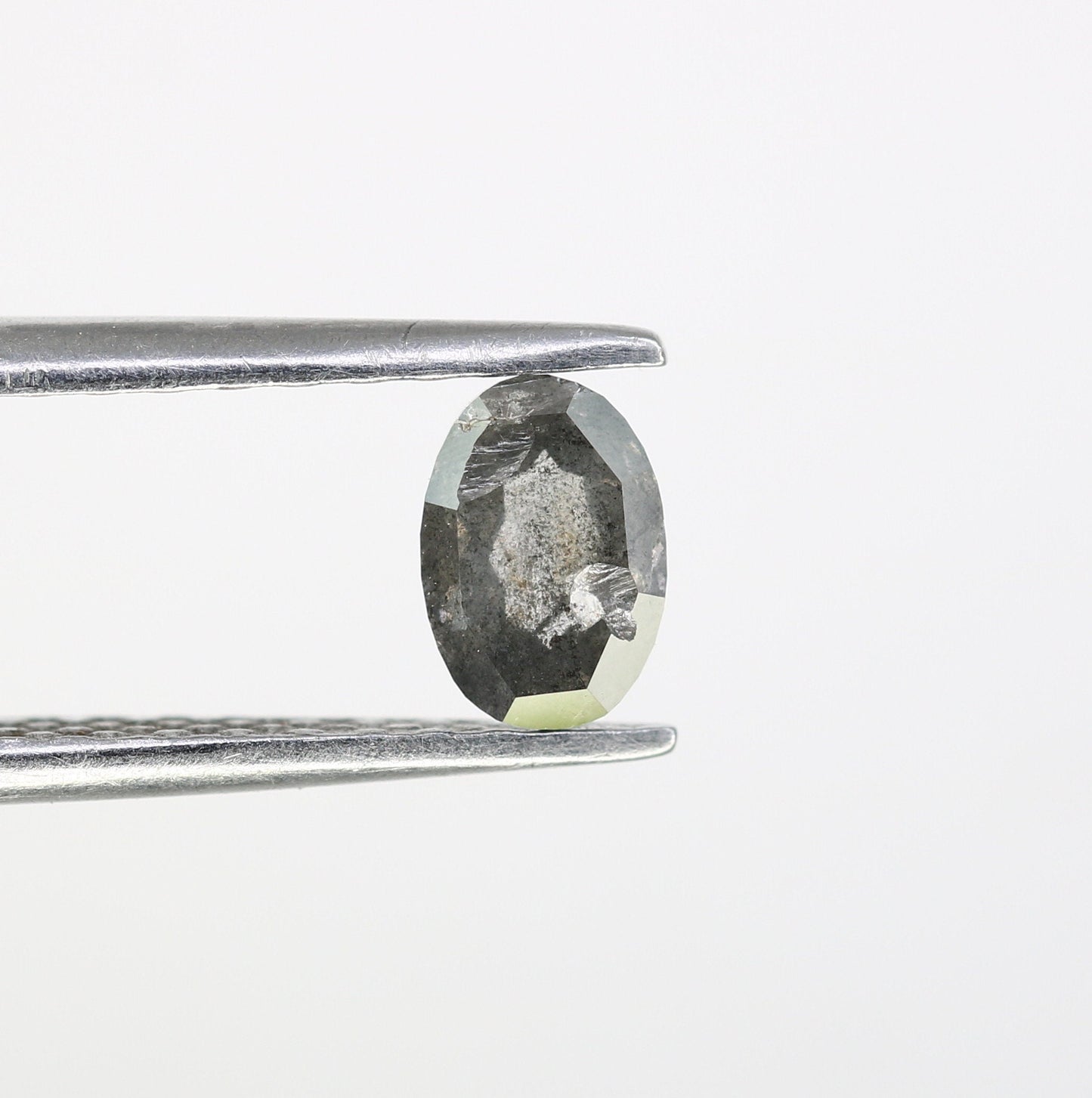 Natural Loose Oval Shape Diamond - 5.80 MM Brown & Grey Oval Rose Cut - Unique Loose Diamonds for Custom Jewelry Designs