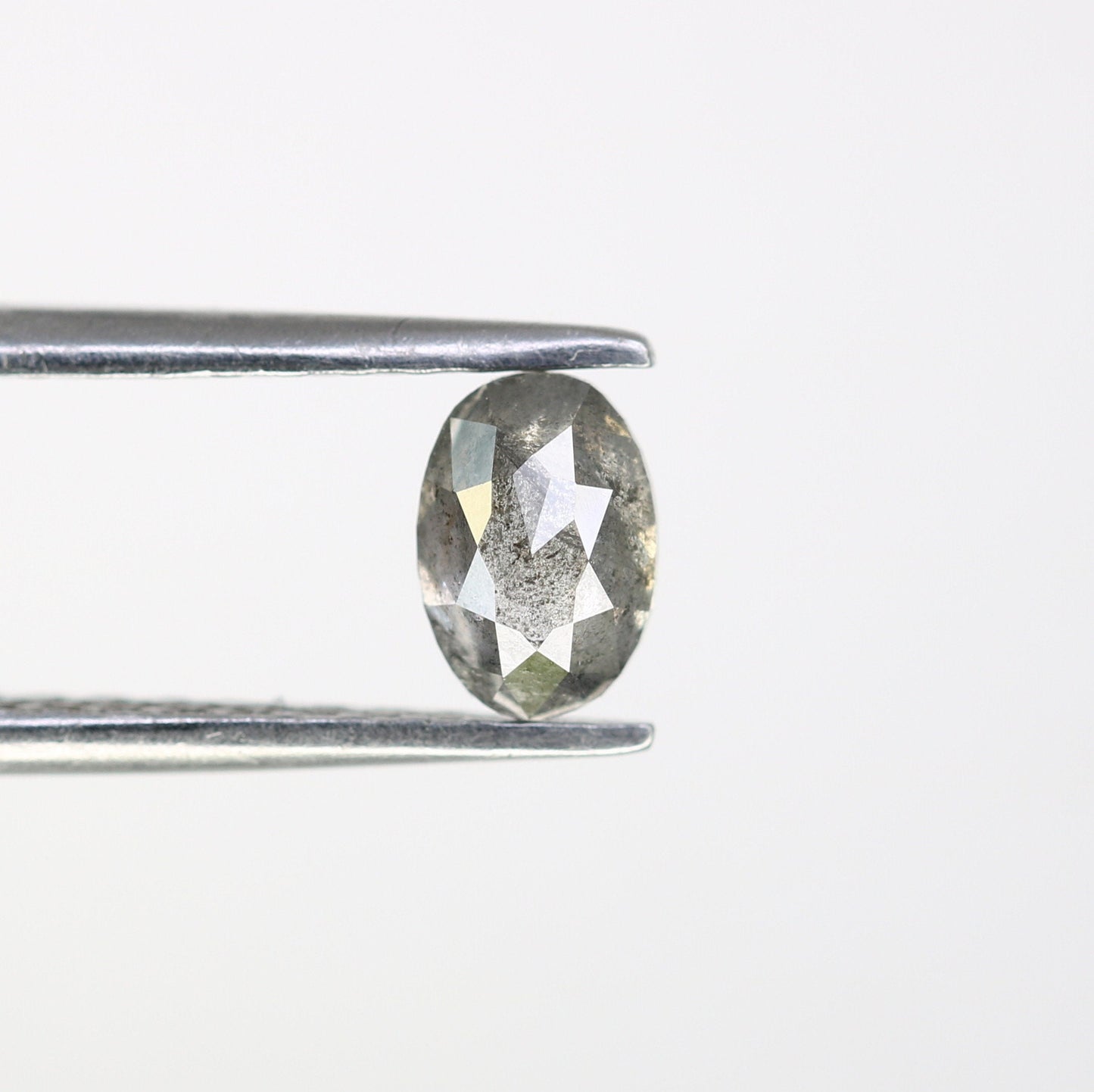 Natural Loose Oval Shape Diamond - 5.80 MM Brown & Grey Oval Rose Cut - Unique Loose Diamonds for Custom Jewelry Designs