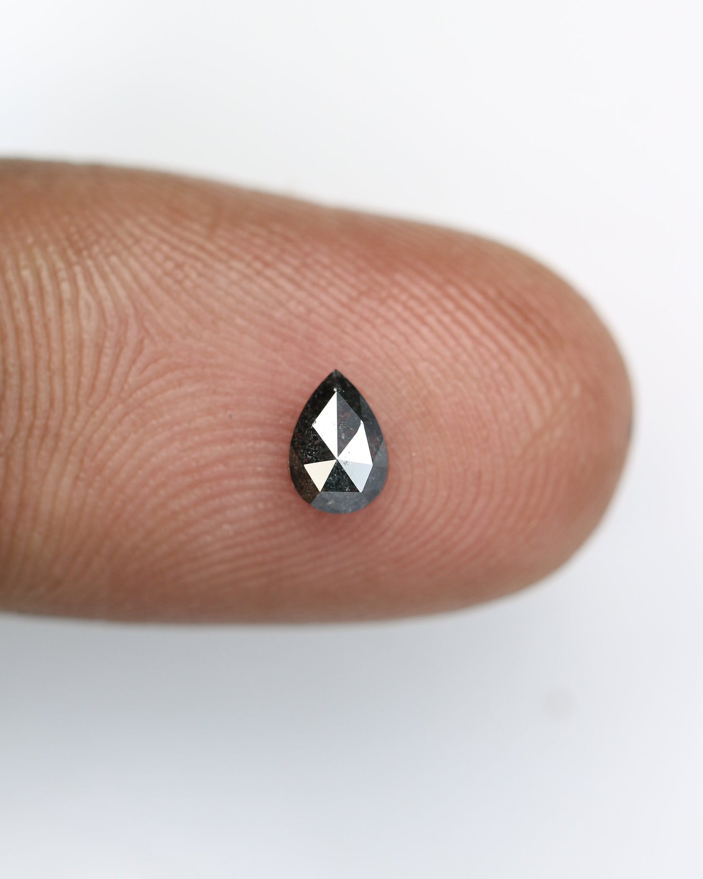 Loose Pear Shape Black Salt and Pepper Diamond RingFor Gold Ring Diamonds