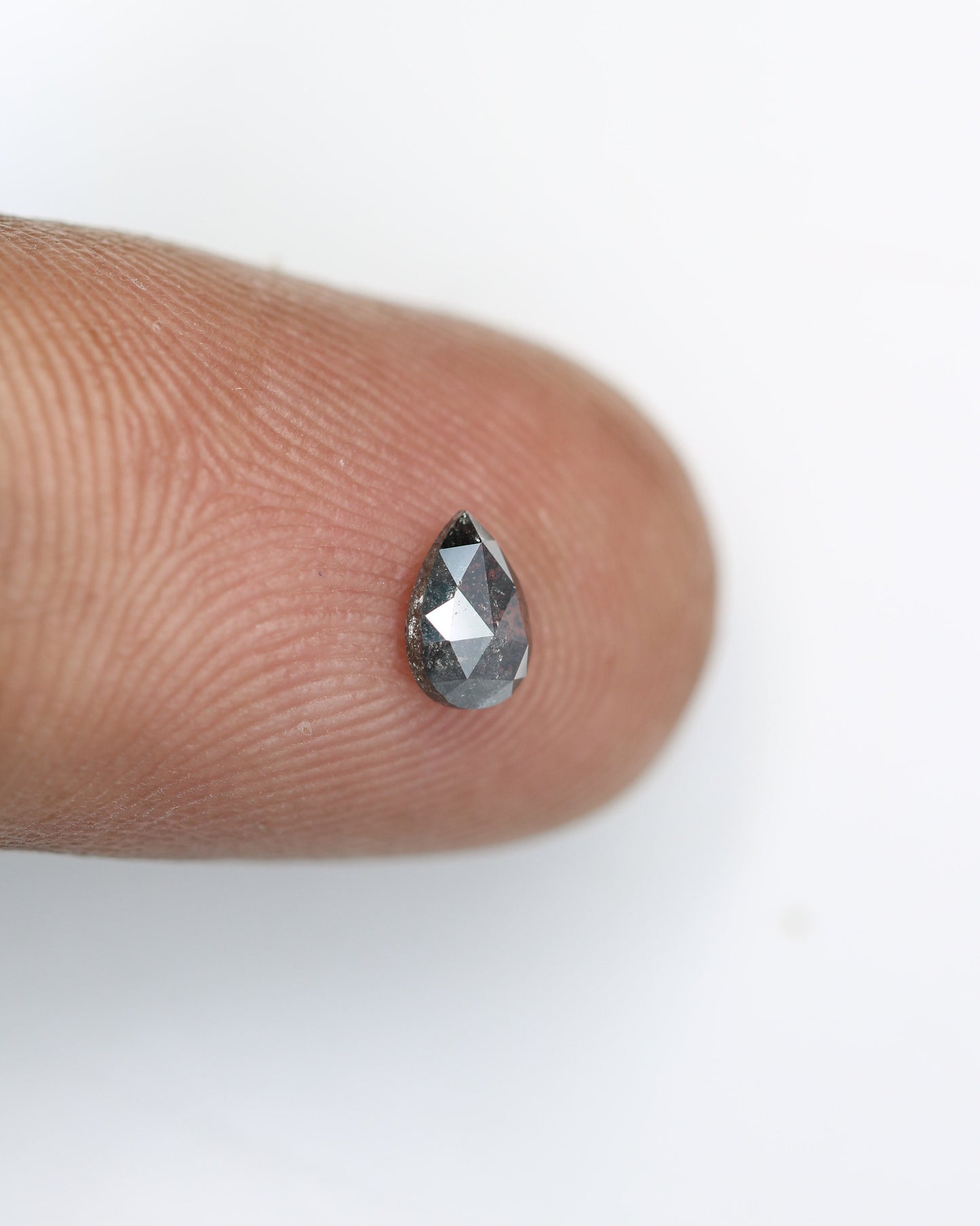 Loose Pear Shape Black Salt and Pepper Diamond RingFor Gold Ring Diamonds