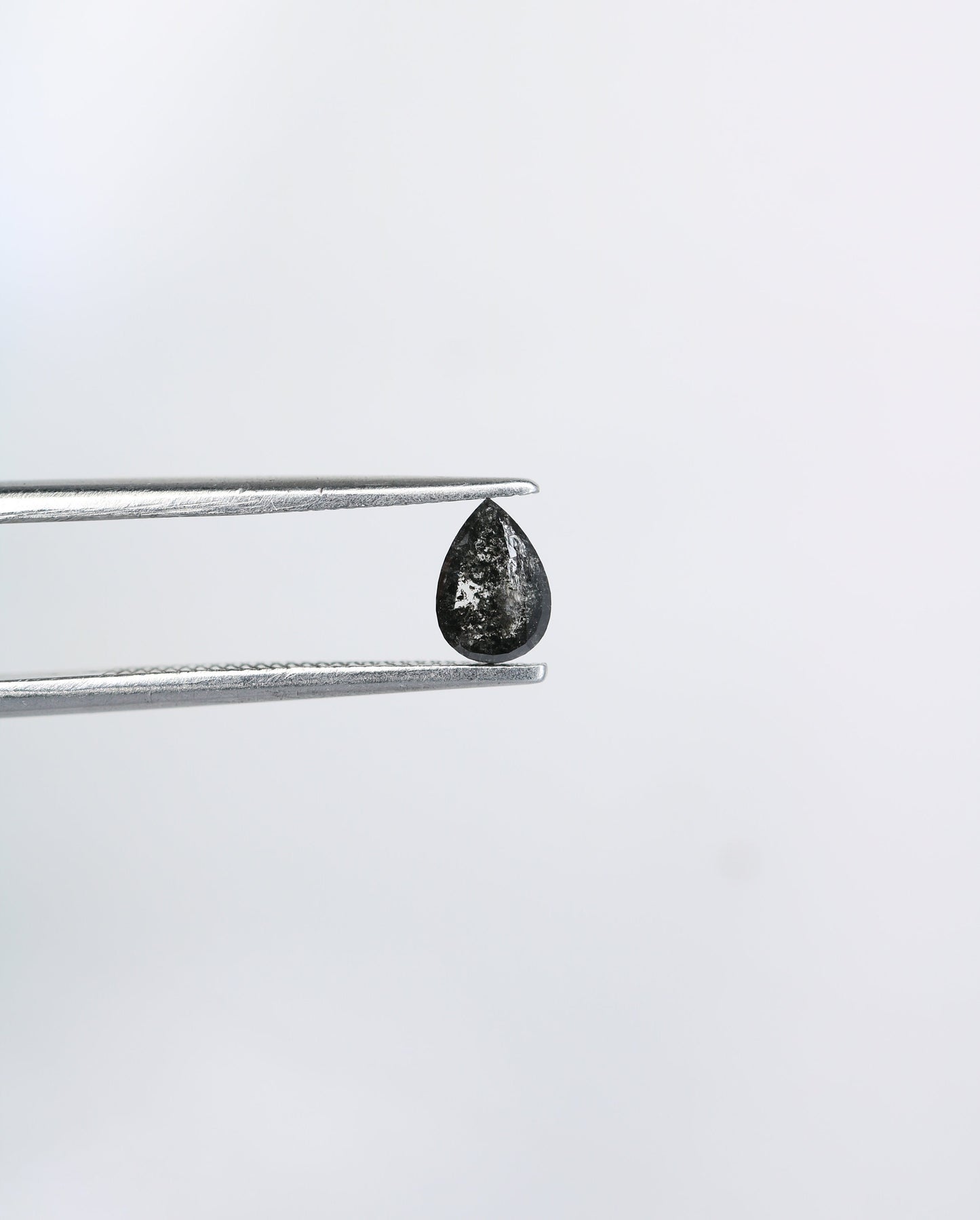 Loose Pear Shape Black Salt and Pepper Diamond RingFor Gold Ring Diamonds
