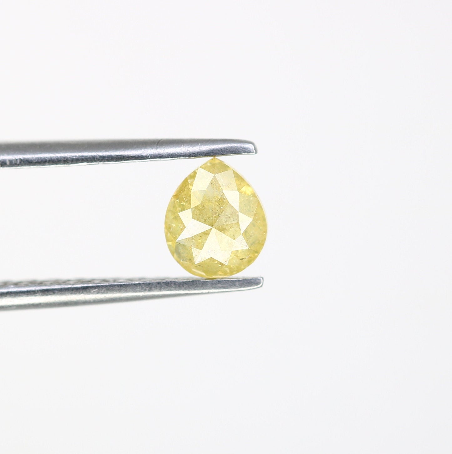 0.54ct Rustic Yellow Loose Pear Diamond For Engagement RingFor Gold Ring Diamonds