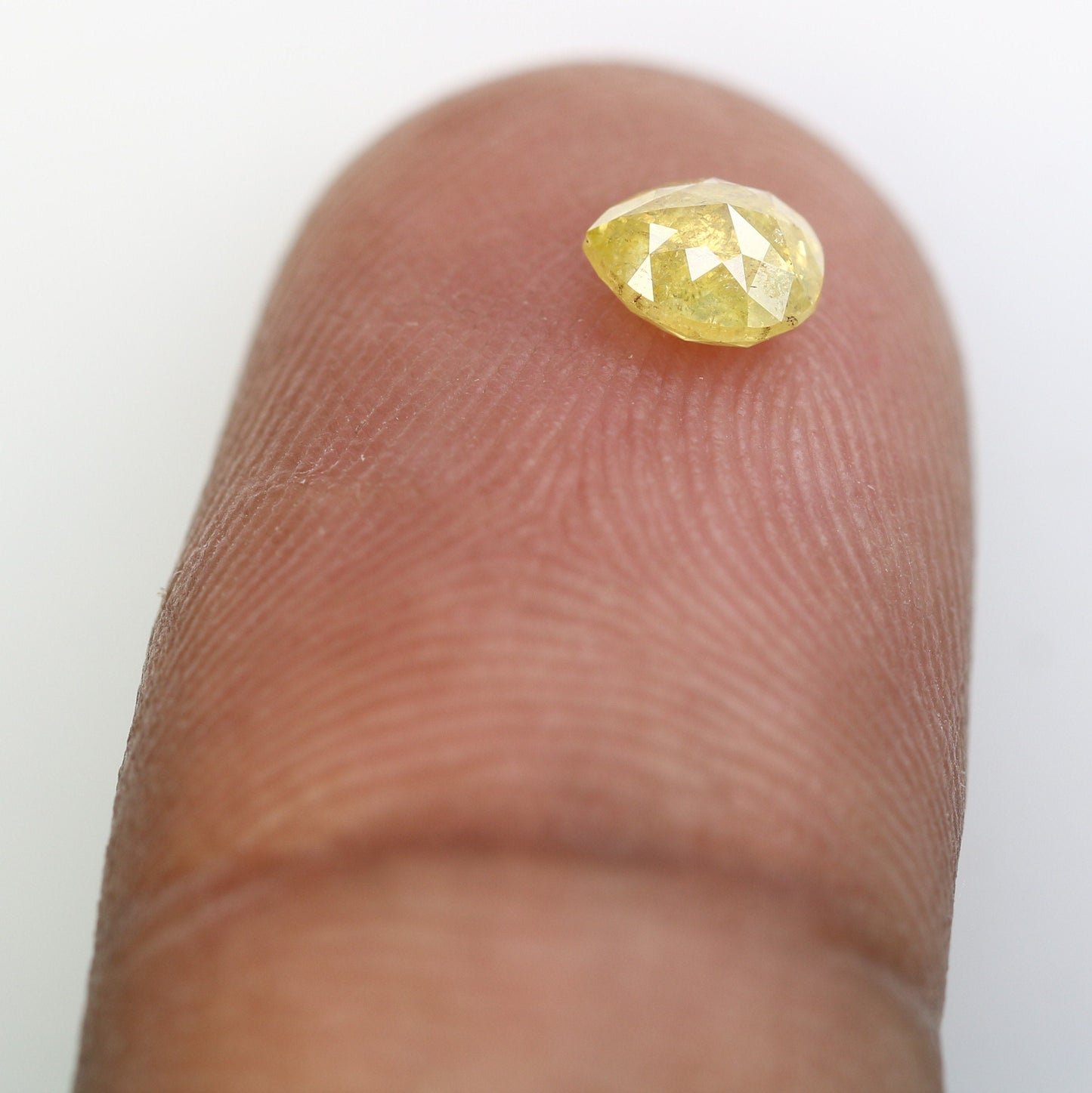 0.54ct Rustic Yellow Loose Pear Diamond For Engagement RingFor Gold Ring Diamonds