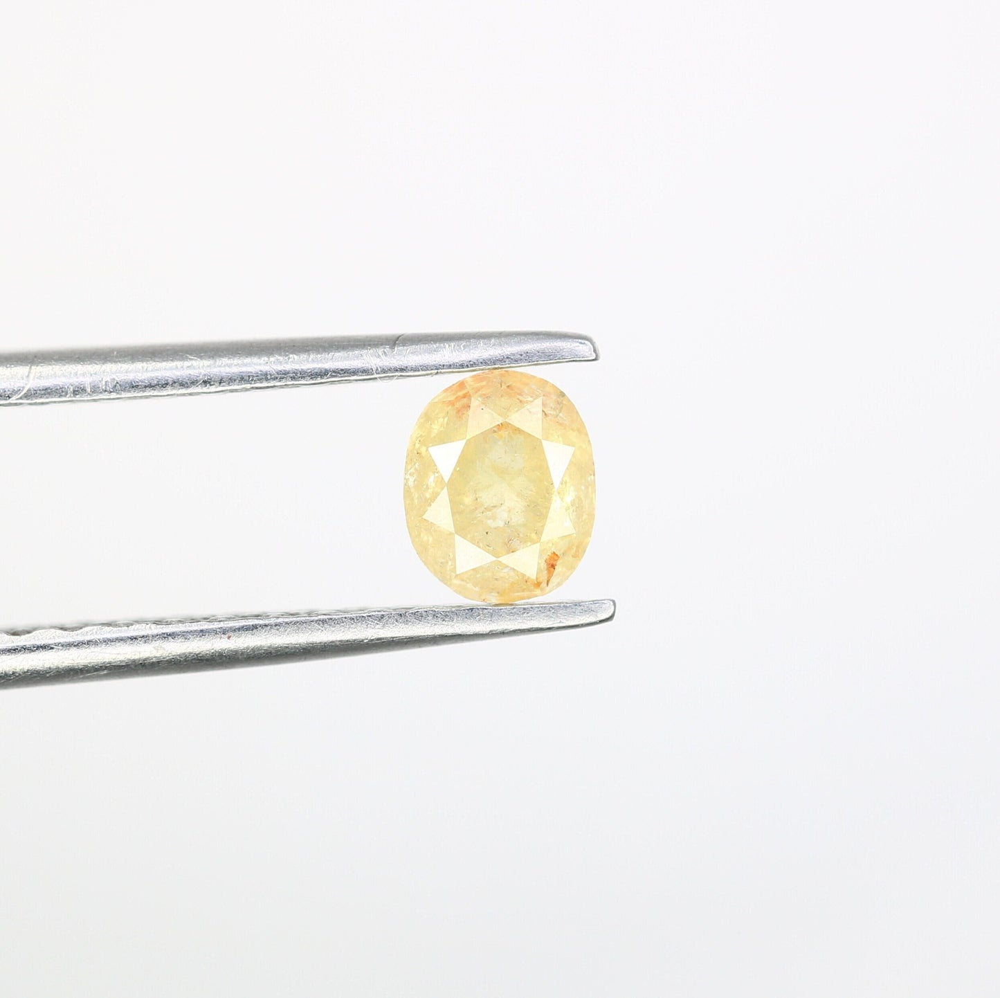 0.45 CT Loose Rustic Rose Cut Oval Diamond - Perfect for Engagement Ring & Unique Gold Ring Jewelry Designs